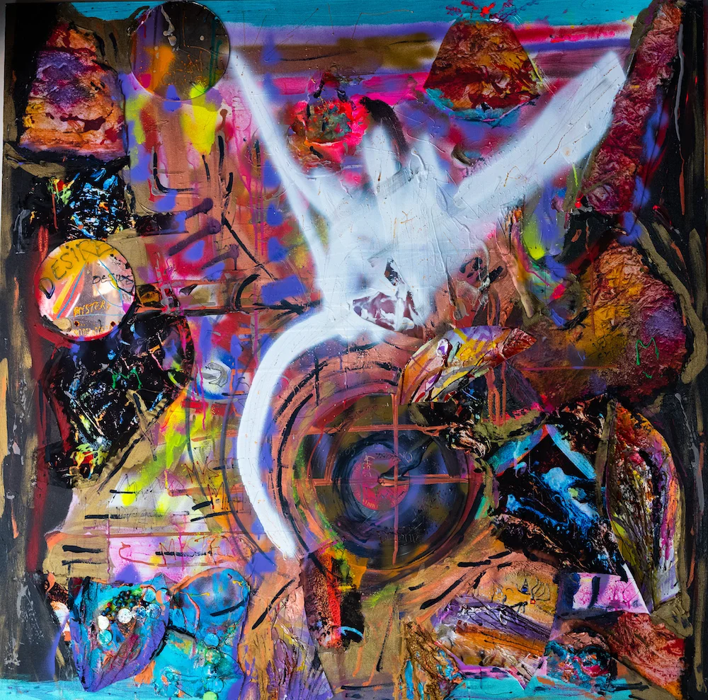 Desire - 48x48 - Mixed Media - $3,000
