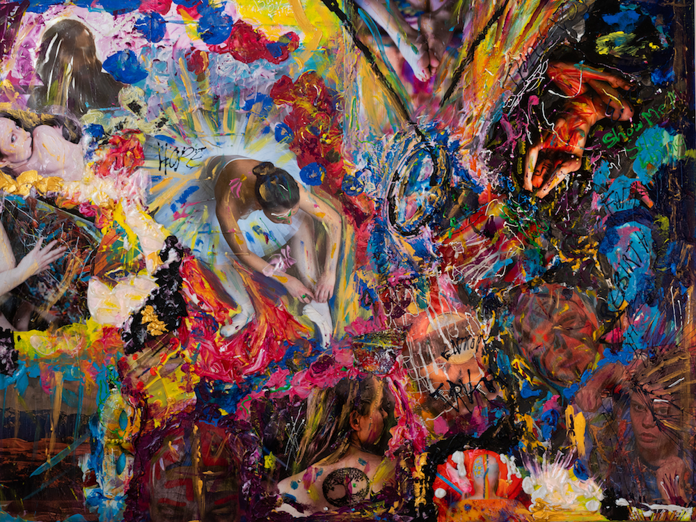 Journey to Hope (2018) - 48 x 36 - Mixed Media - $3,500