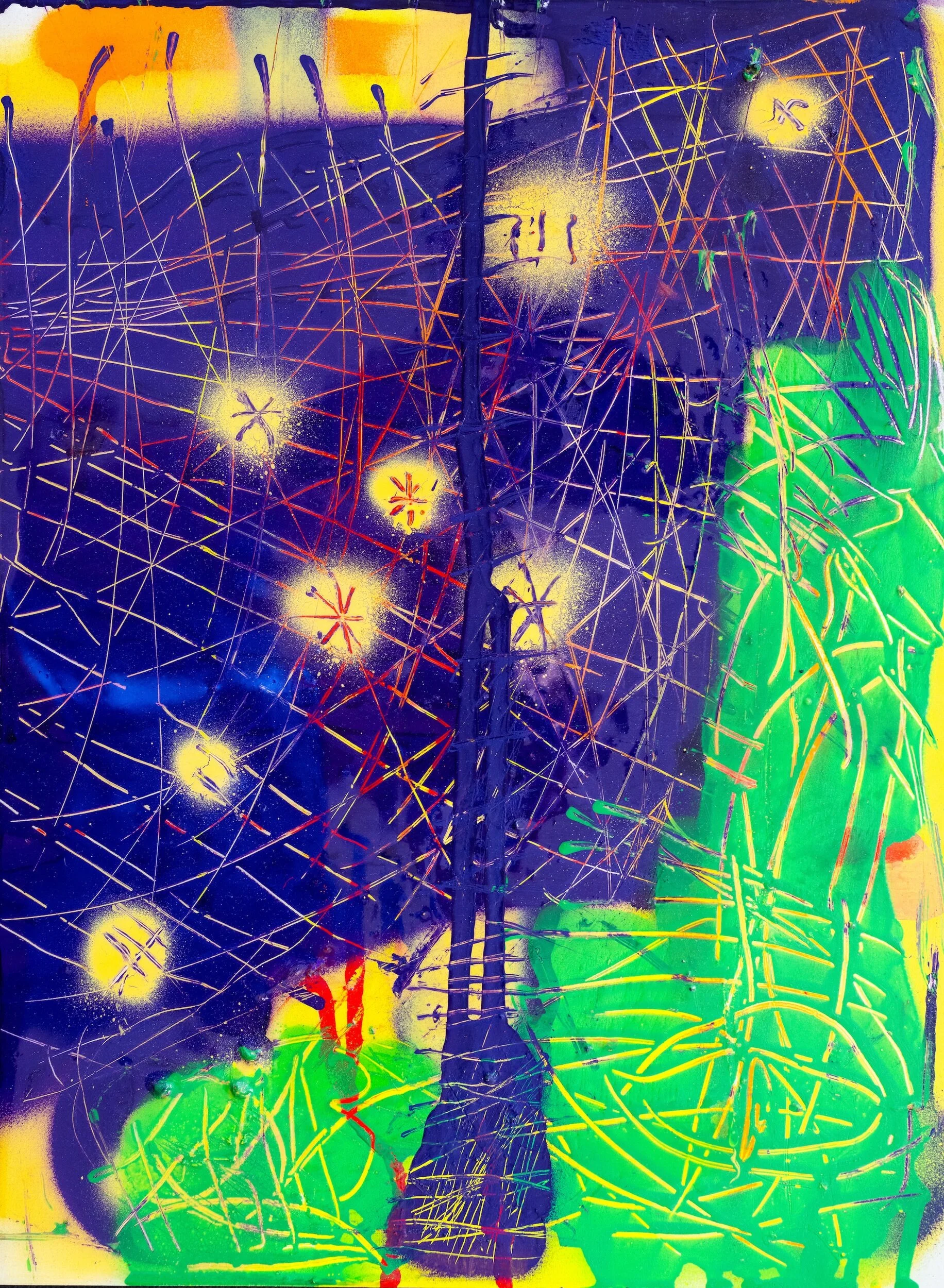 Starry (2018) - Mixed Media - $750
