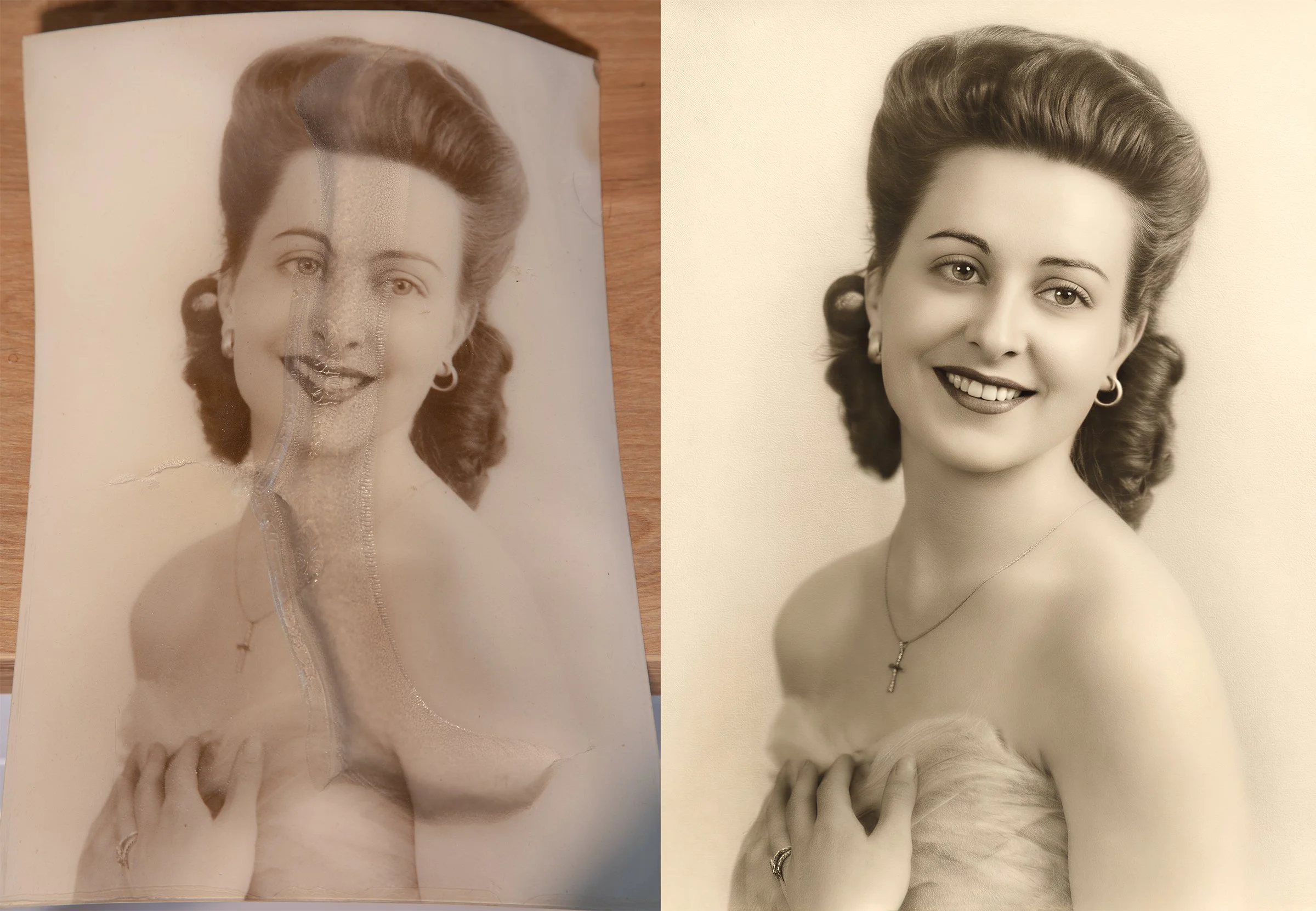 Why Professional Photo Restoration Still Matters in the Age of AI
