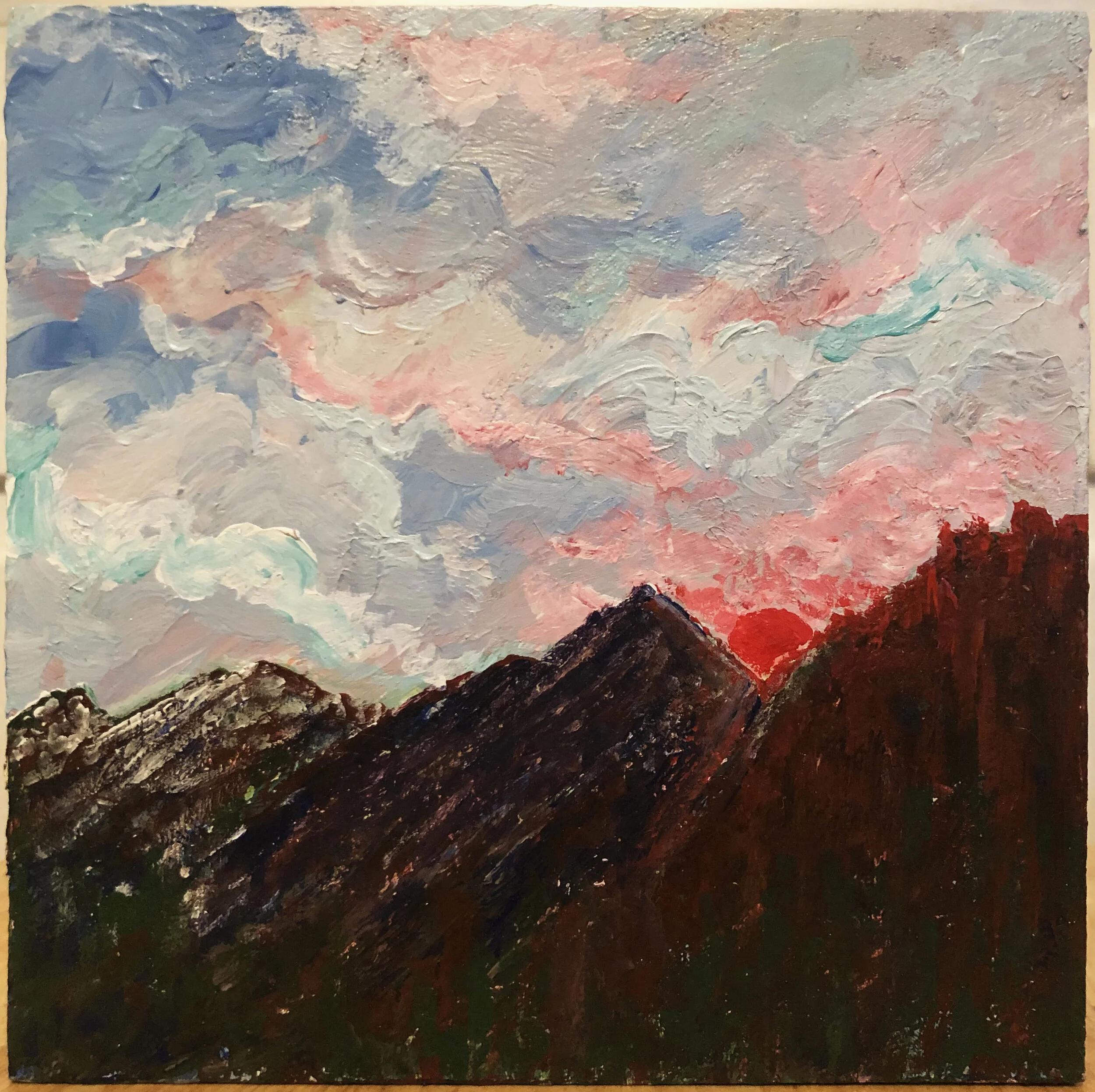 cmiller_ouray sun_acrylic paint on wood block.JPG