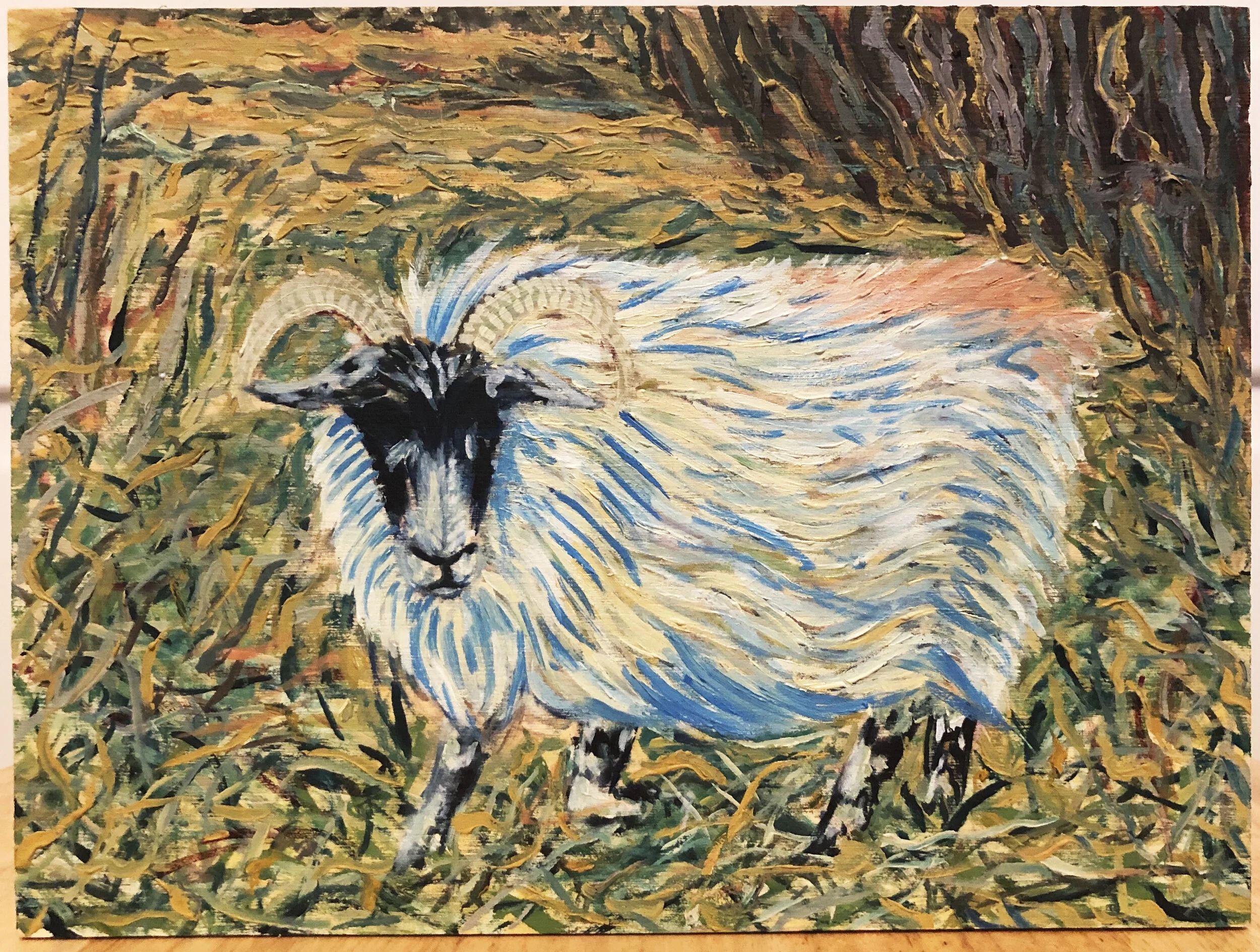 cmiller_street sheep_oil paint on wood block.JPG