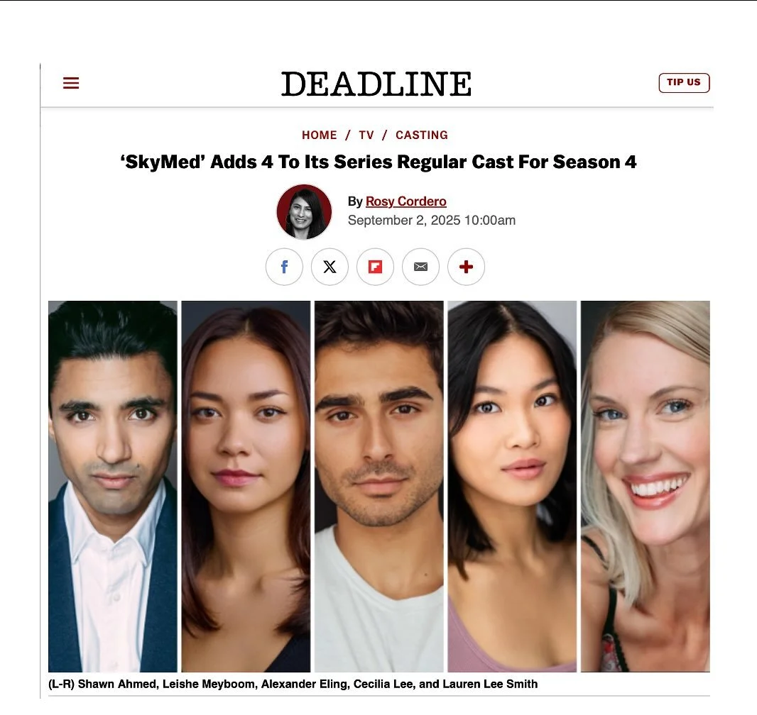We look forward to watching Shawn Ahmed ( @iamshawnahmed ) playing ‘a cocky’ Flight Nurse on Season 4 of SkyMed!
@skymedtvseries @paramountplus #medicaldrama
From @deadline
EXCLUSIVE: The Paramount+ series SkyMed has added five new