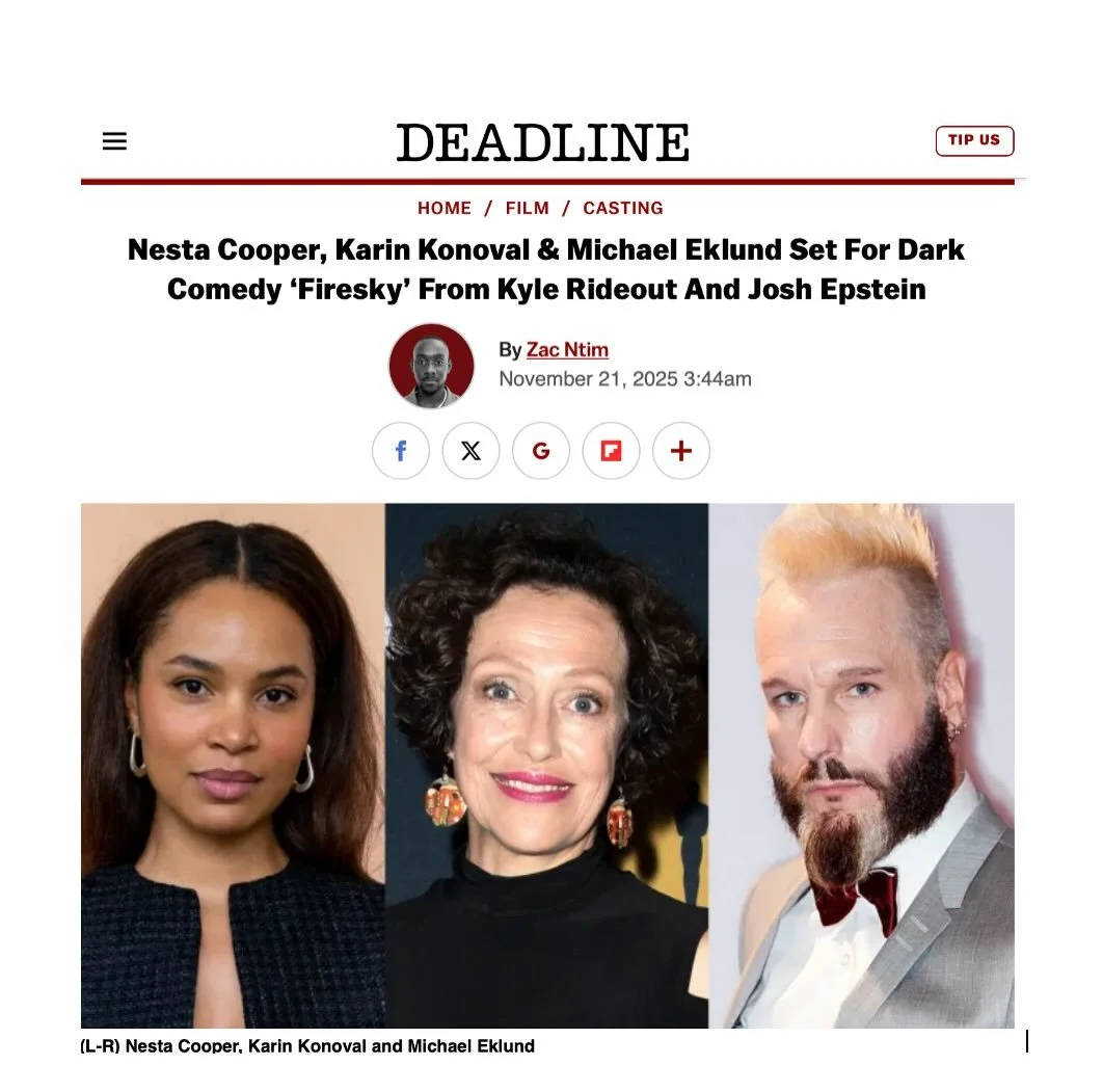 We look forward to seeing our Michael Eklund (@michaelseklund ) in upcoming film &lsquo;Firesky.&rsquo;
 
From @deadline
 
EXCLUSIVE: Canadian filmmakers Kyle Rideout and Josh Epstein have set their next feature, Firesky, under their Motion 58 Produc