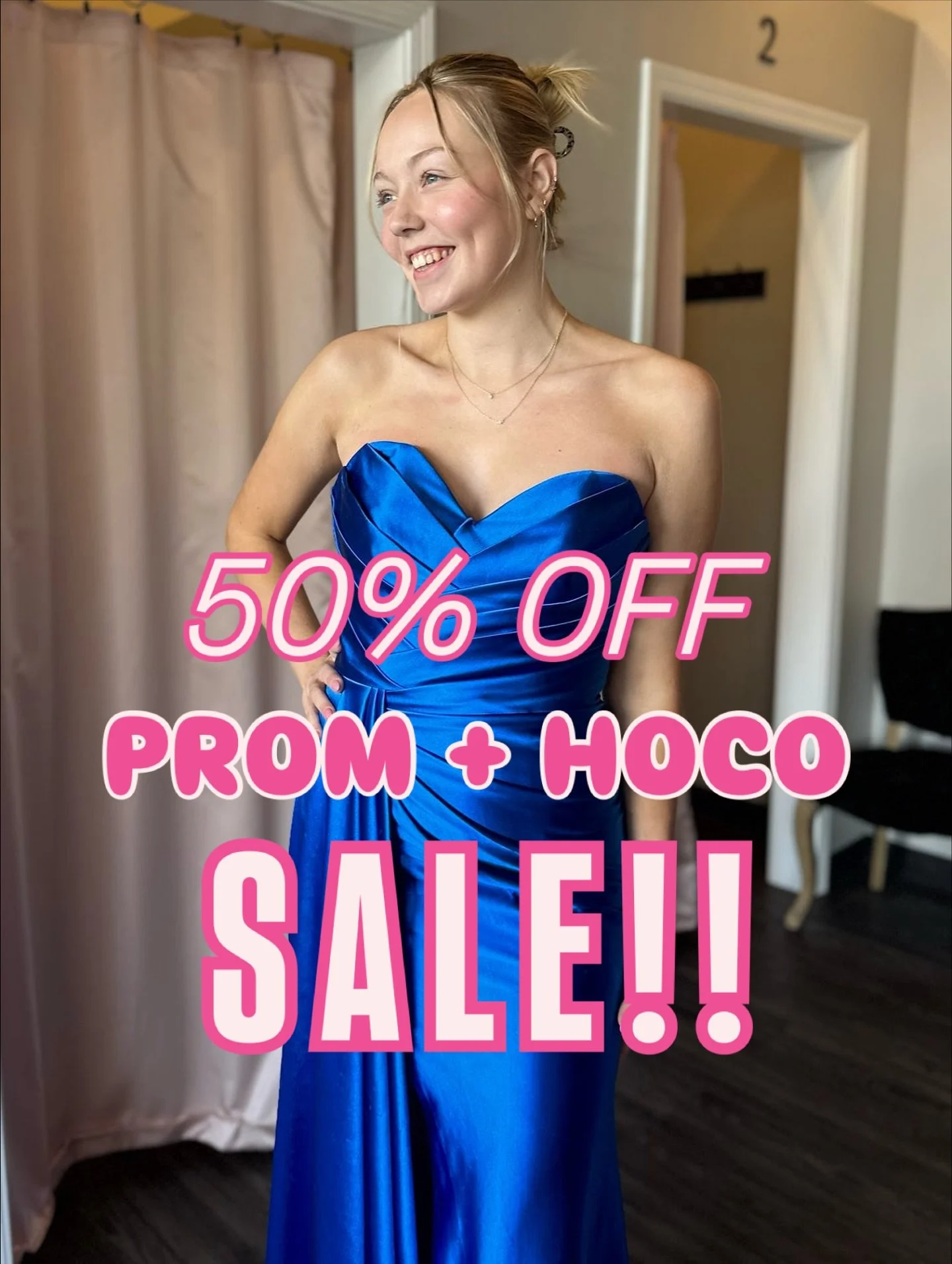 50% OFF your next main character moment 💃 From winter formals to 2026 prom + hoco (or even that next wedding invite 👀), now&rsquo;s the time to find your dream dress &mdash; for half the price! ✨

#believeprom #spokanevalley #formalgowns #promsale 