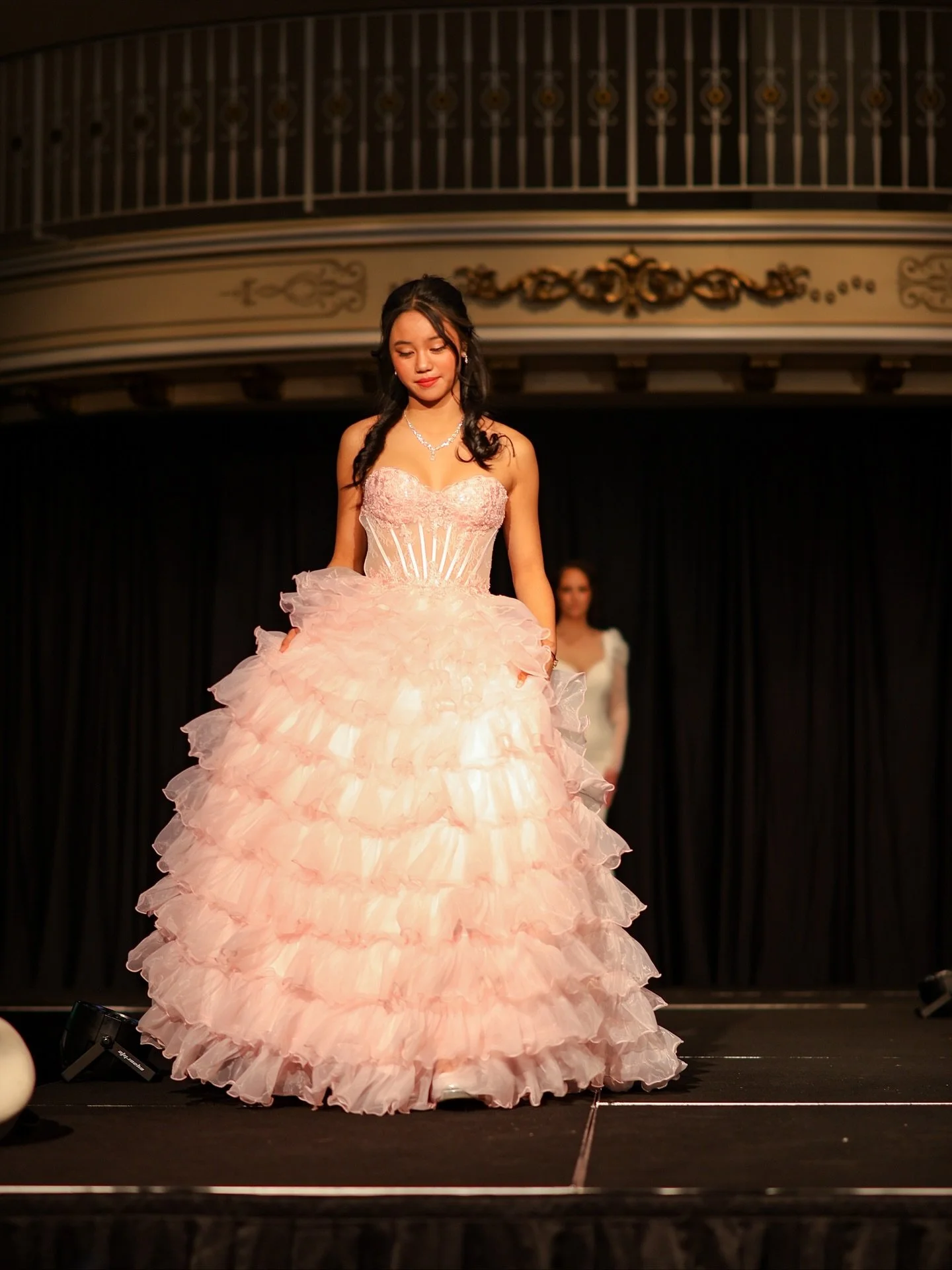 Showing off this look that opened the @fashionweekspokane runway for Believe Prom at this year&rsquo;s Glitz &amp; Glam event!! ✨ How gorgeous is @bituin_deguzman in this stunning pink ballgown!? 💕💫 

Would you wear this look for prom 2026? 🤩

Mor