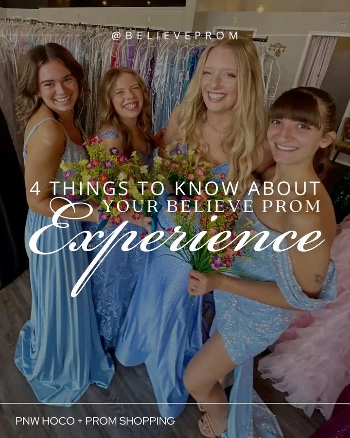 The 𝓾𝓵𝓽𝓲𝓶𝓪𝓽𝓮 PNW prom shopping experience is here!! 🥰💫

New trends, inclusive sizing, and a one-on-one styling experience personalized just for you! 💕

Let&rsquo;s make prom magic together ✨

Store hours &amp; more @ the Link In Our Bio‼️ 