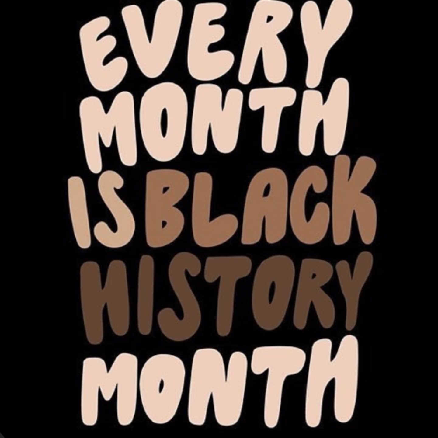 Black History is American History. 
The celebration of Black culture, excellence and history should not be contained to 28 days but should be a practice from the classroom to the boardroom and in between. 

Honor this month with being intentional abo