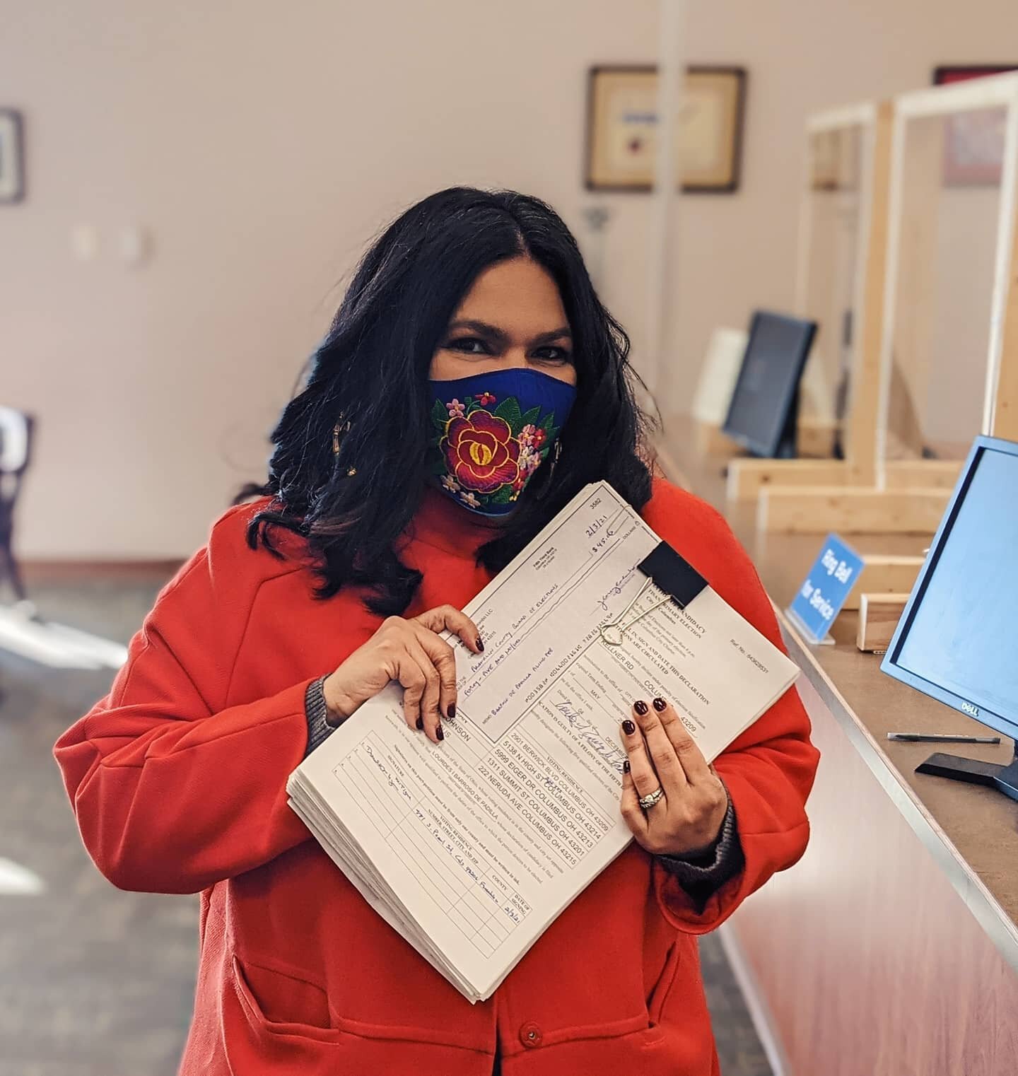 We did it!! Today we submitted 1,632 signatures to the Franklin County Board of Elections. 

This could not have happened without the incredible support of our community-- especially the amazing team of mostly women and women of color who knocked on 