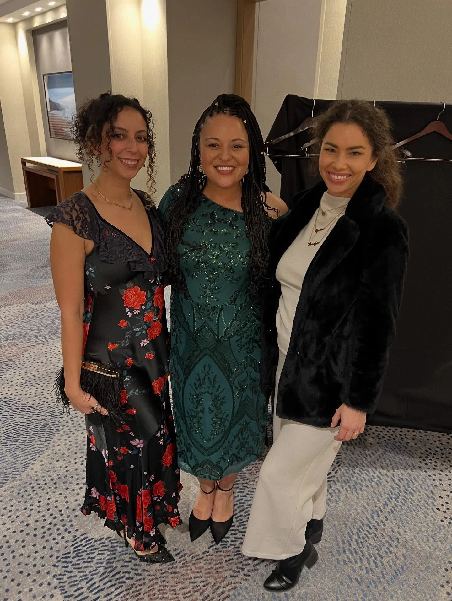 Sometimes we midwives dress up and go to fancy events! So proud of Leslie, co-founder of @around.birthco, and all the work she does! She was honored with the Local Hero&rsquo;s Award at this year&rsquo;s Hands Across Borders Gala.