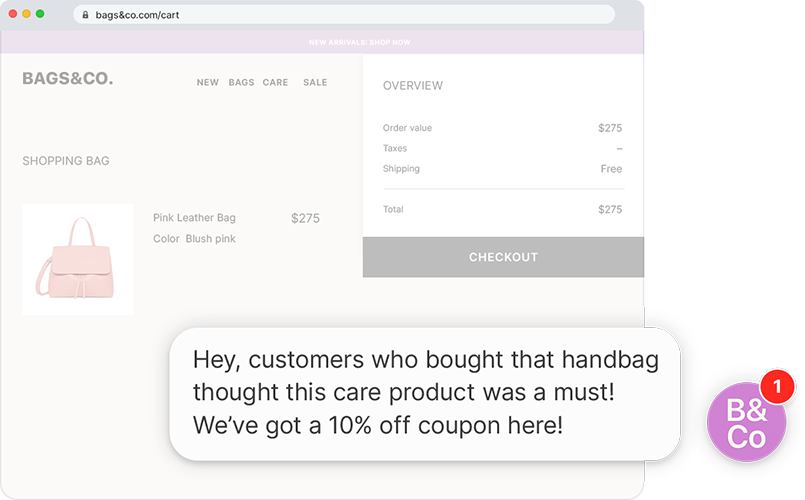 1. Proactive Product Suggestions powered by Snaps