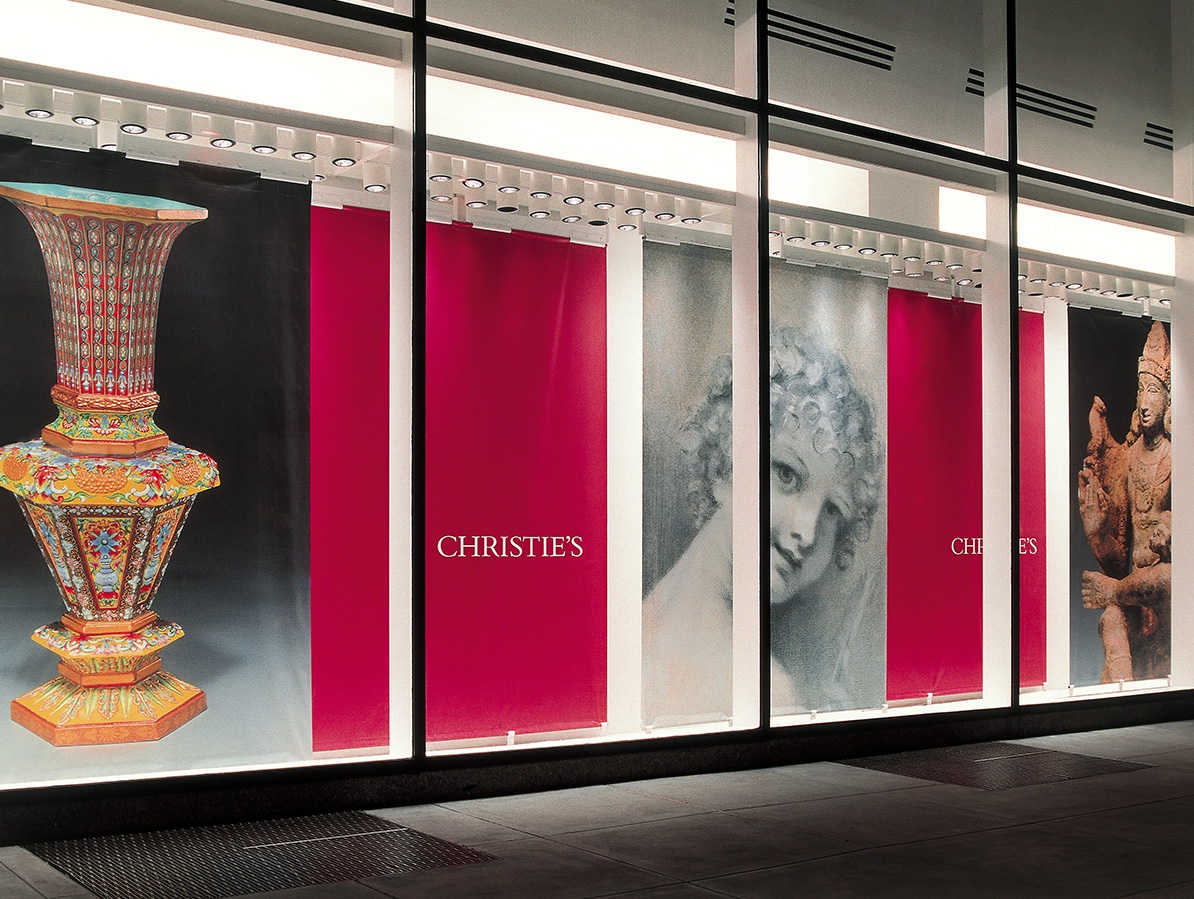 Christie’s NY Windows Ensuring the accurate translation of world-renowned artwork into both large-format visuals and print was a tremendous responsibility. For this eager art enthusiast, trips into the vaults to view originals were an unforgettable privilege.