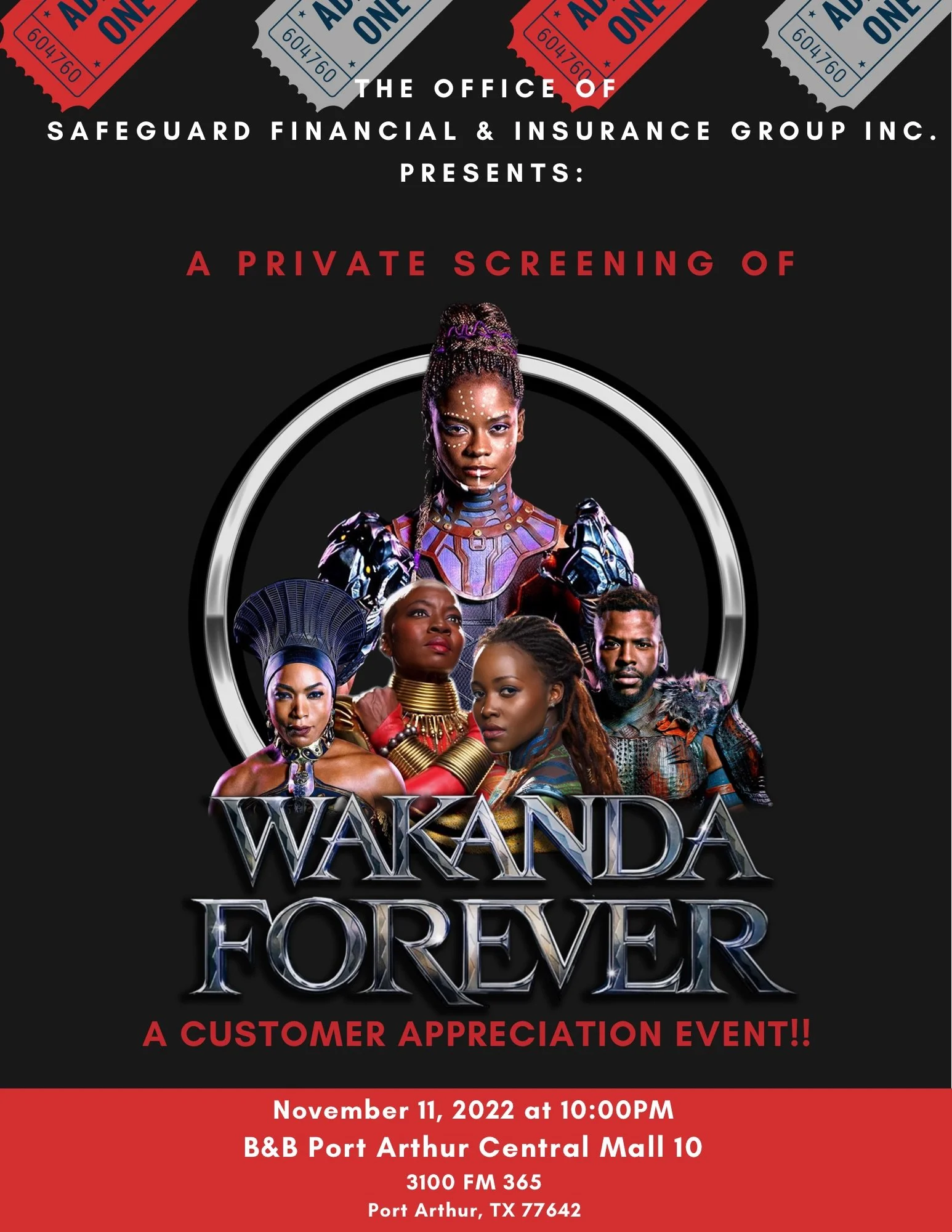 Wakanda Forever Movie Screening
