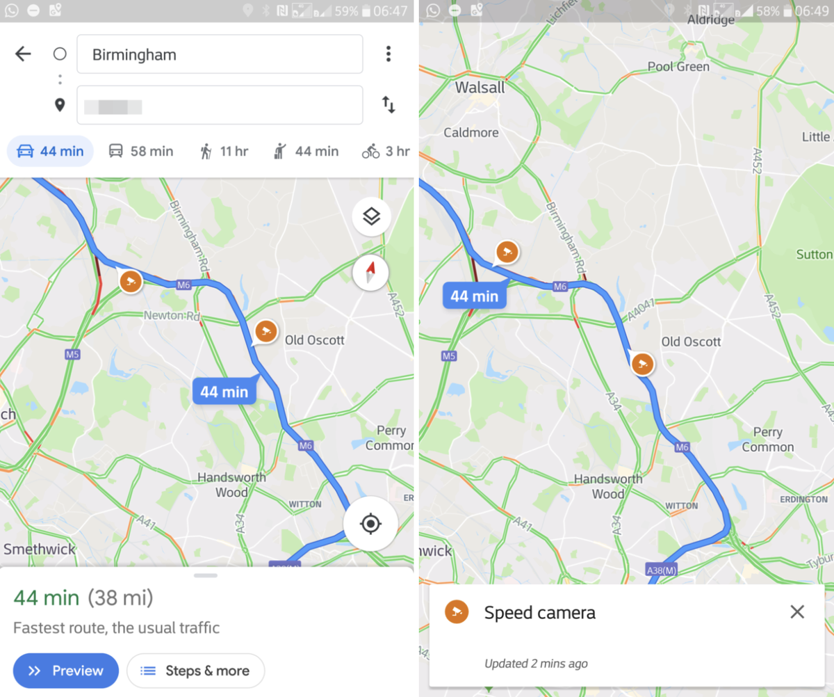 Speed Trap Notifications Source: Android Police