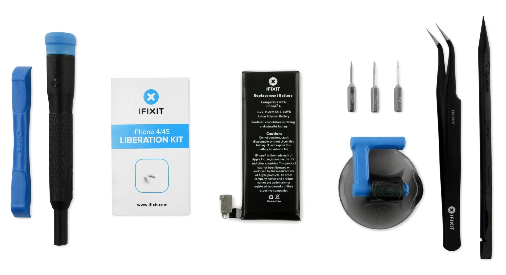 Popular iFixit iPhone battery replacement kit