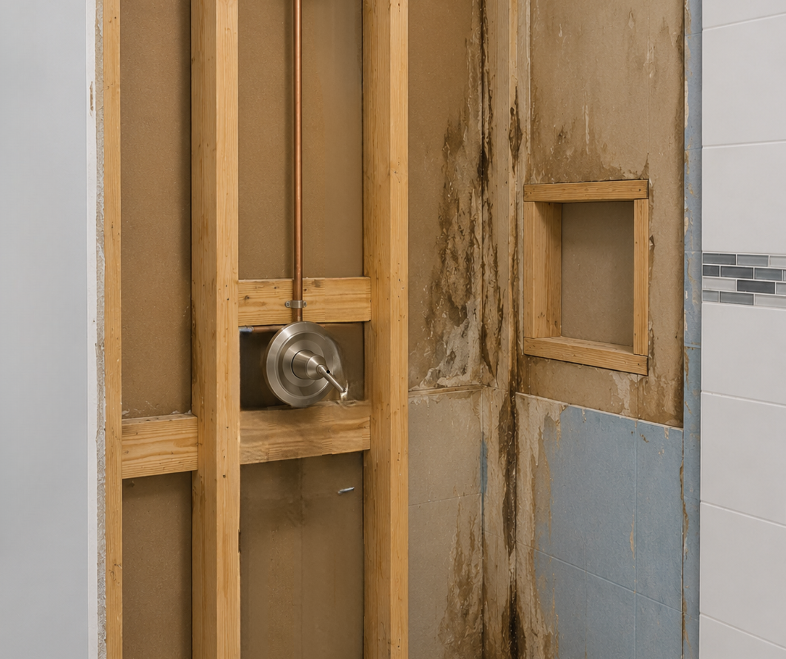 What’s Behind Your Shower Walls? Hidden Mold, Leaks, and Water Damage Explained