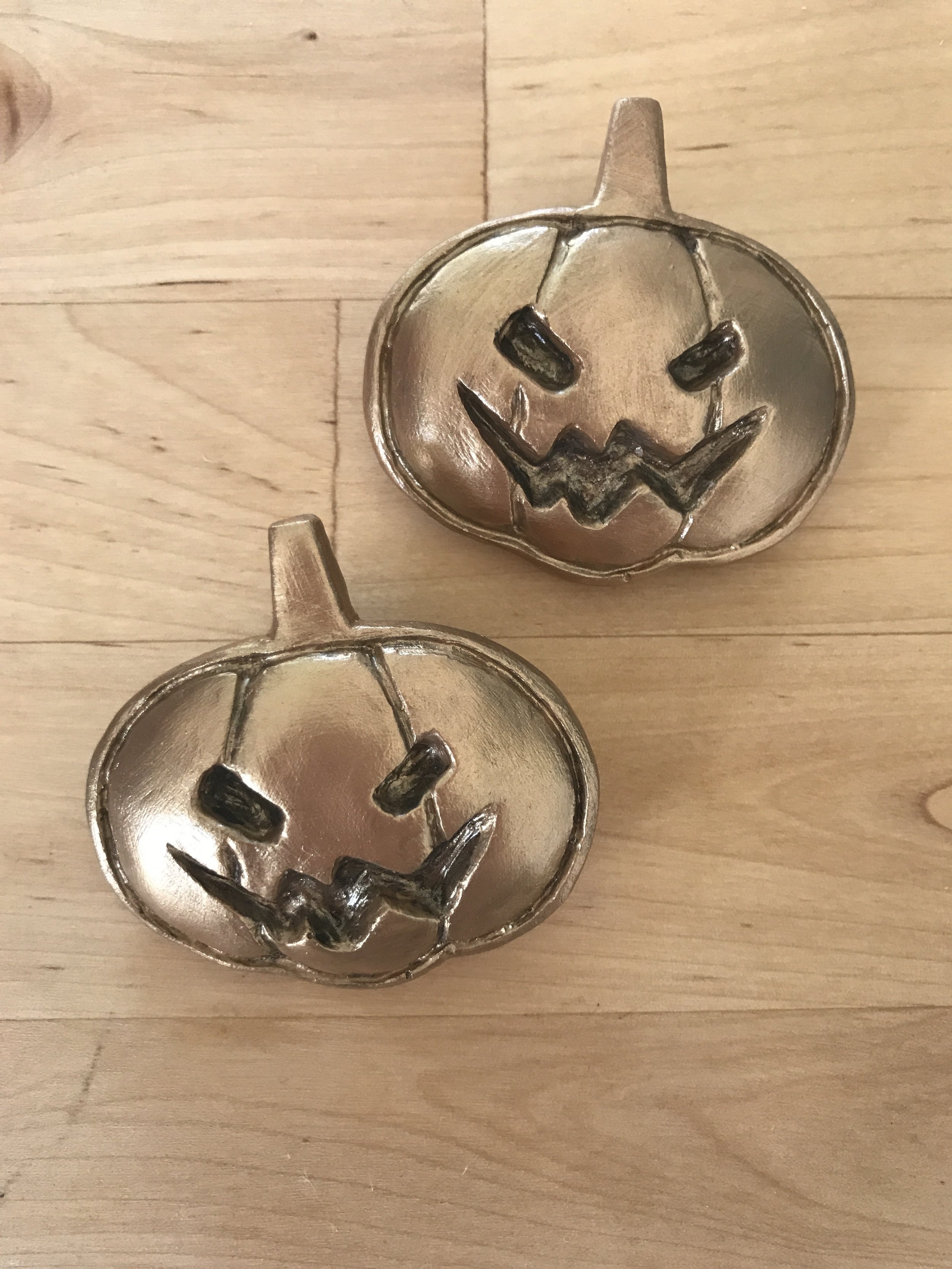 These were sculpted with Sculpey and then resin cast. It was my first time resin casting but I thought it was really fun!
