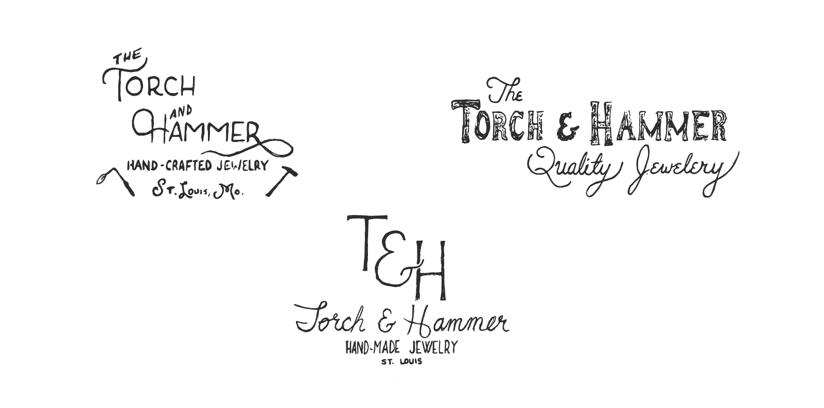 Responsive Fundraising GraphicTorch and Hammer Brand Logo Sketches.png