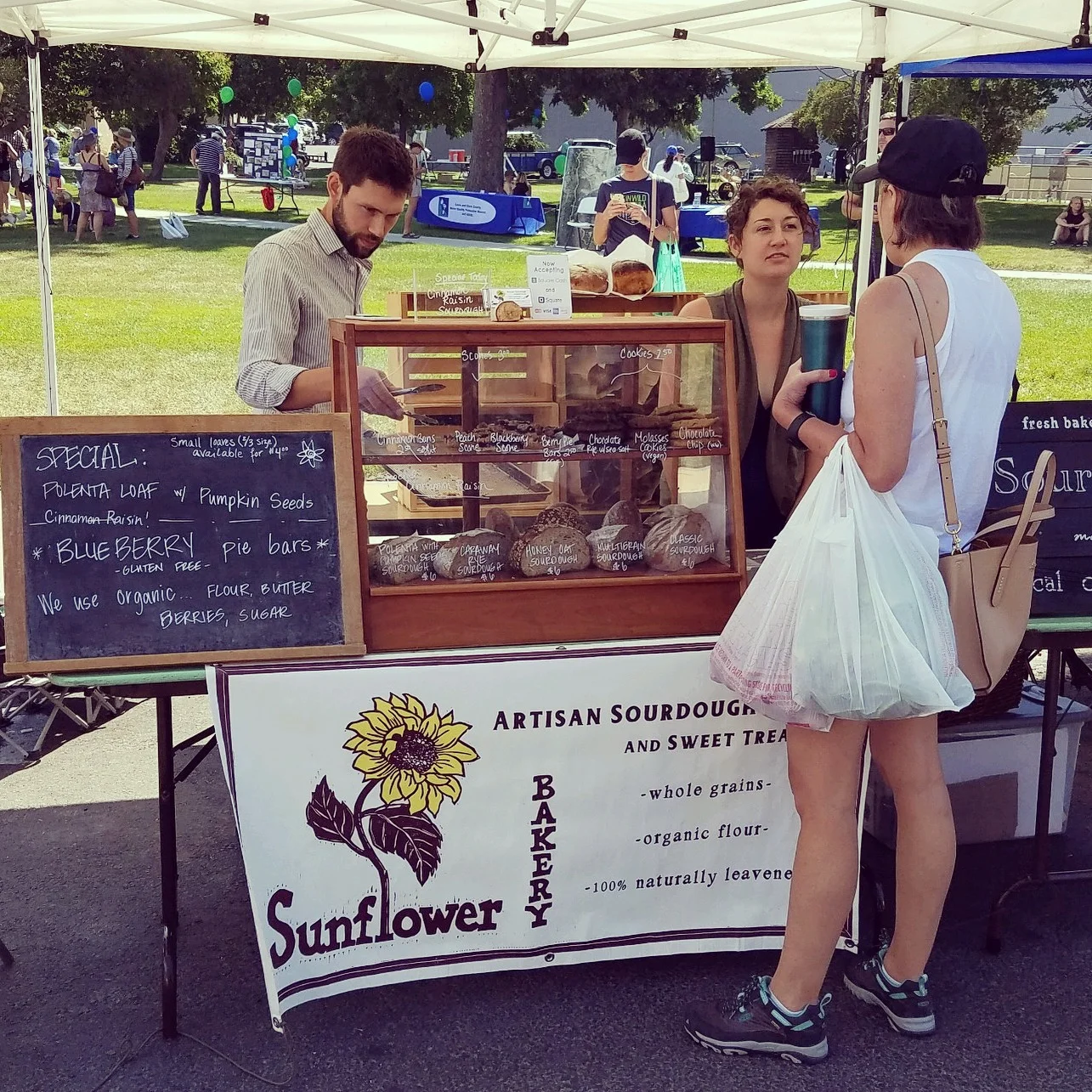 the next year, we stopped bringing veggies