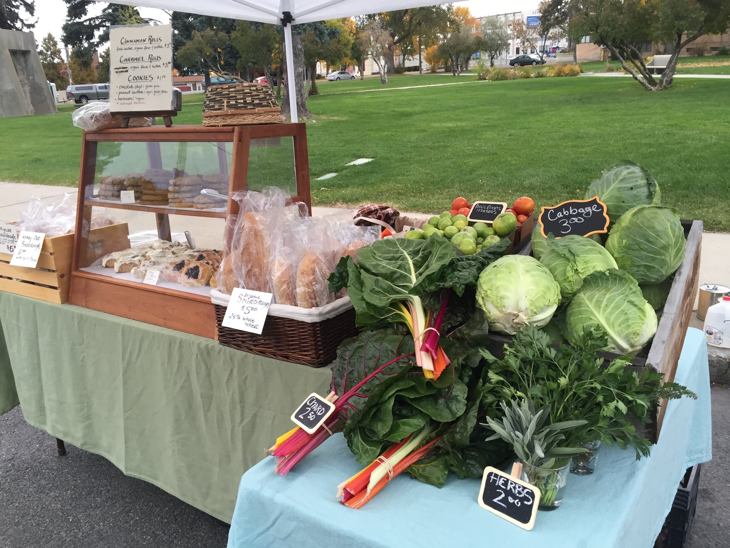 ...with a few baked goods thrown in.