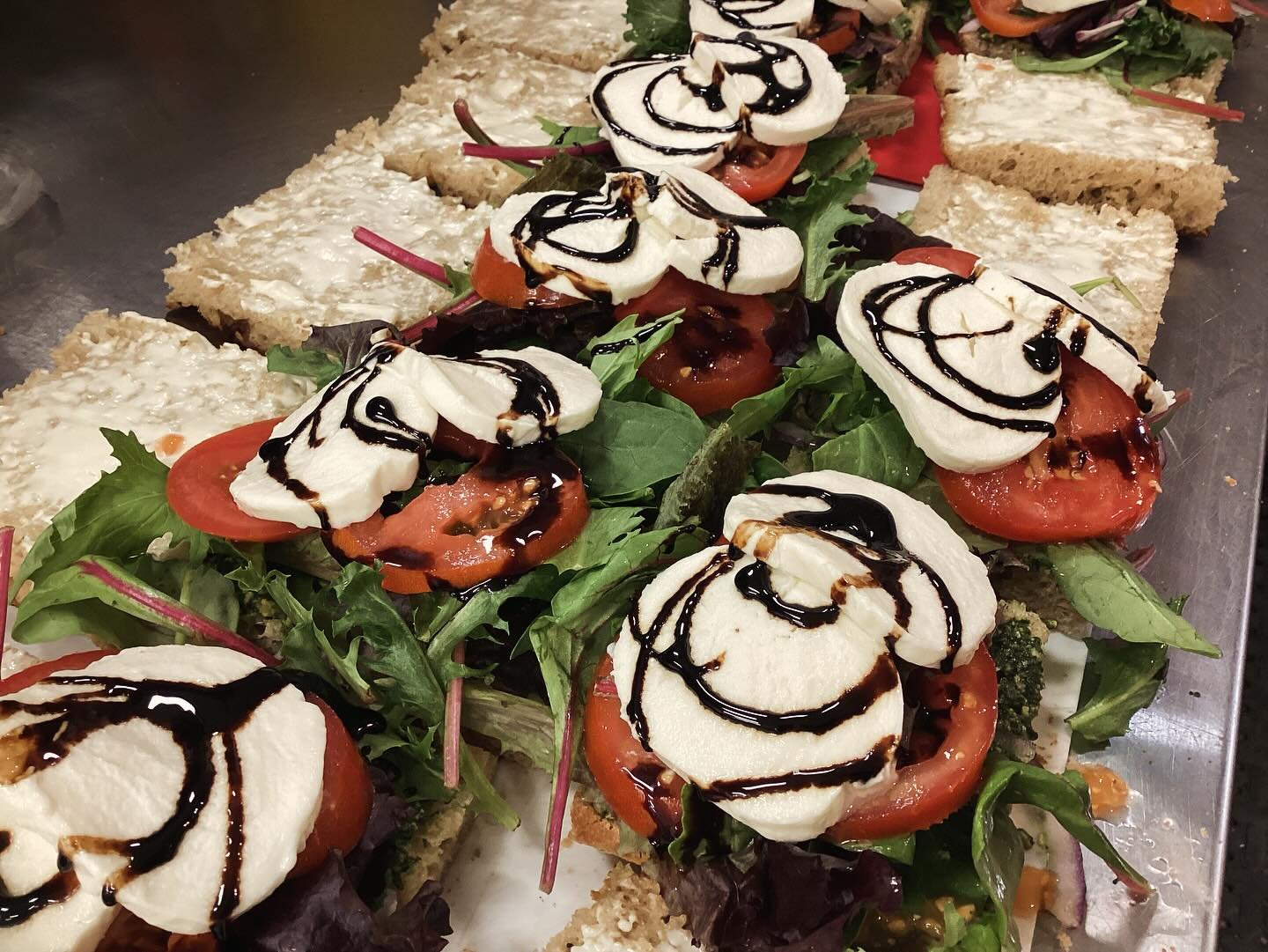 We are pausing soup production for the summer, but featuring our caprese sandwiches again and iced tea and lemonade are back on the menu! 

Daily bread specials: polenta pumpkin seed, honey whole wheat, butternut squash with sage &amp; pecans, carawa