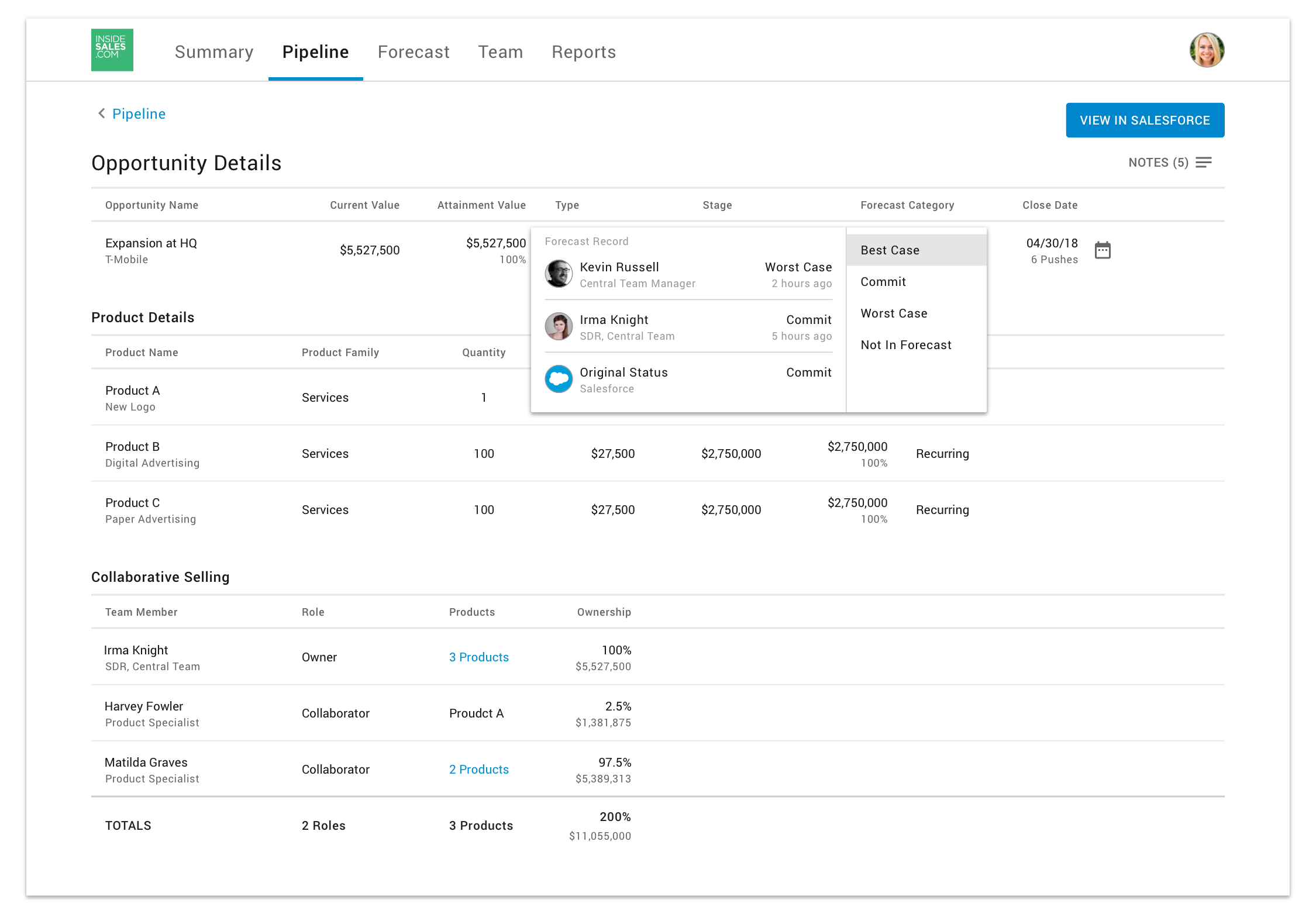 Opportunity Detail Page 2.0 - Forecast Category Drop-down.png