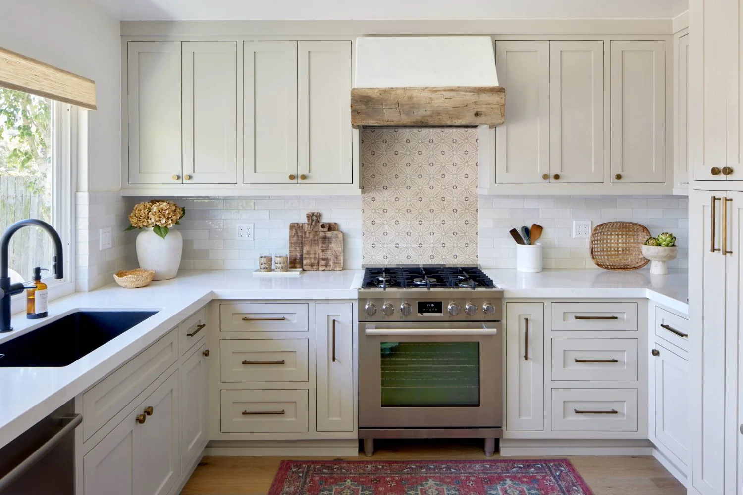 Casual yet curated modern luxury interiors with a natural, warm, textured aesthetic.