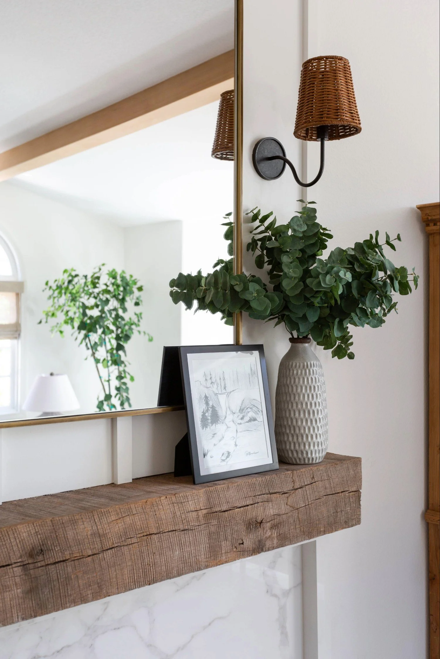 Casual yet curated modern luxury interiors with a natural, warm, textured aesthetic.