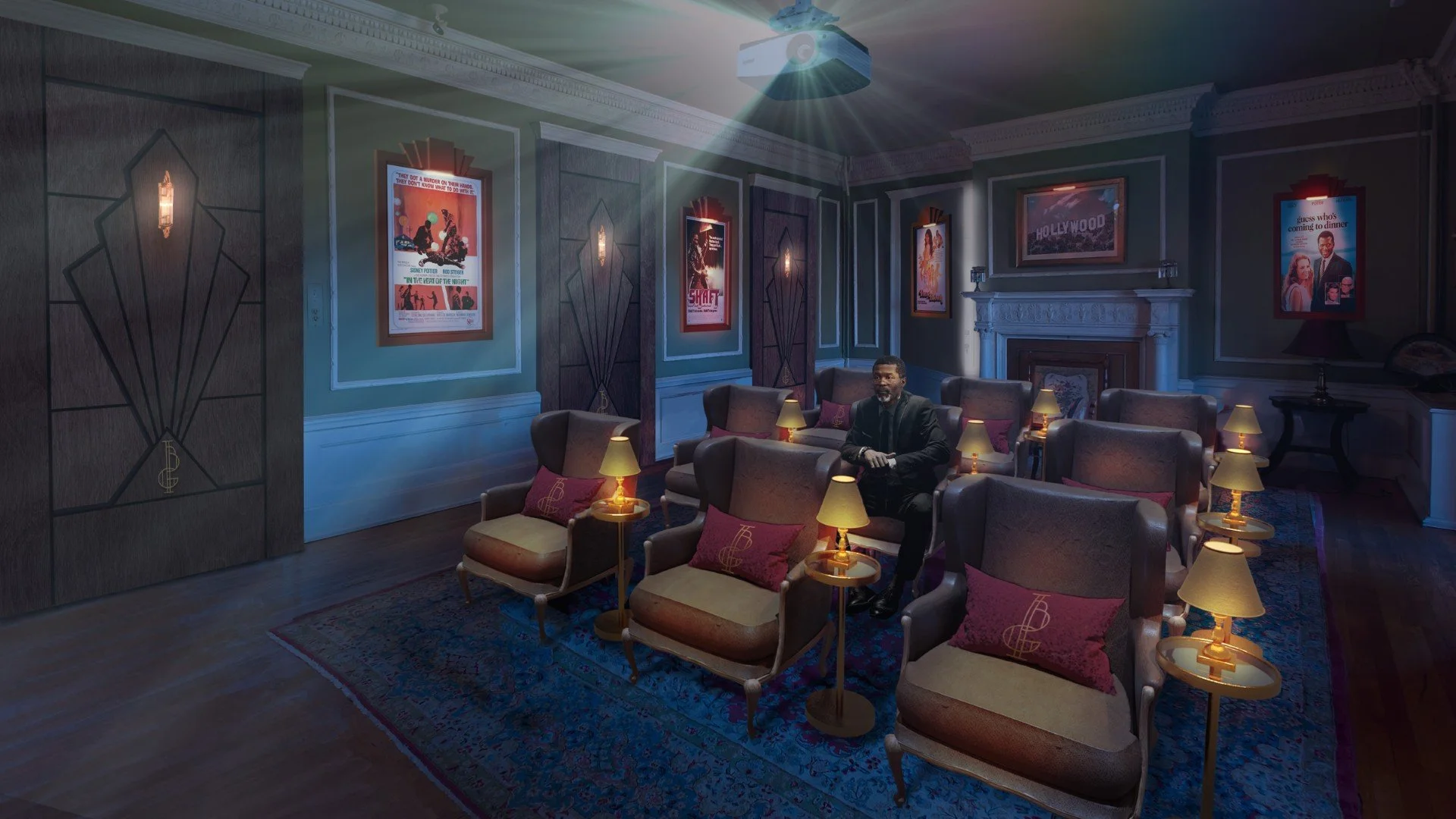  Illustration - The Big Club Viewing Room 