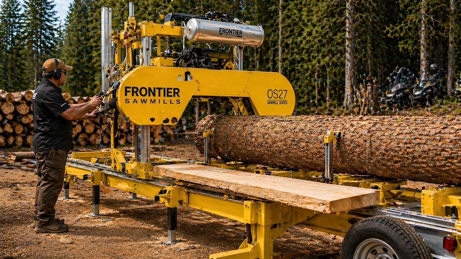 Frontier Sawmill In Action