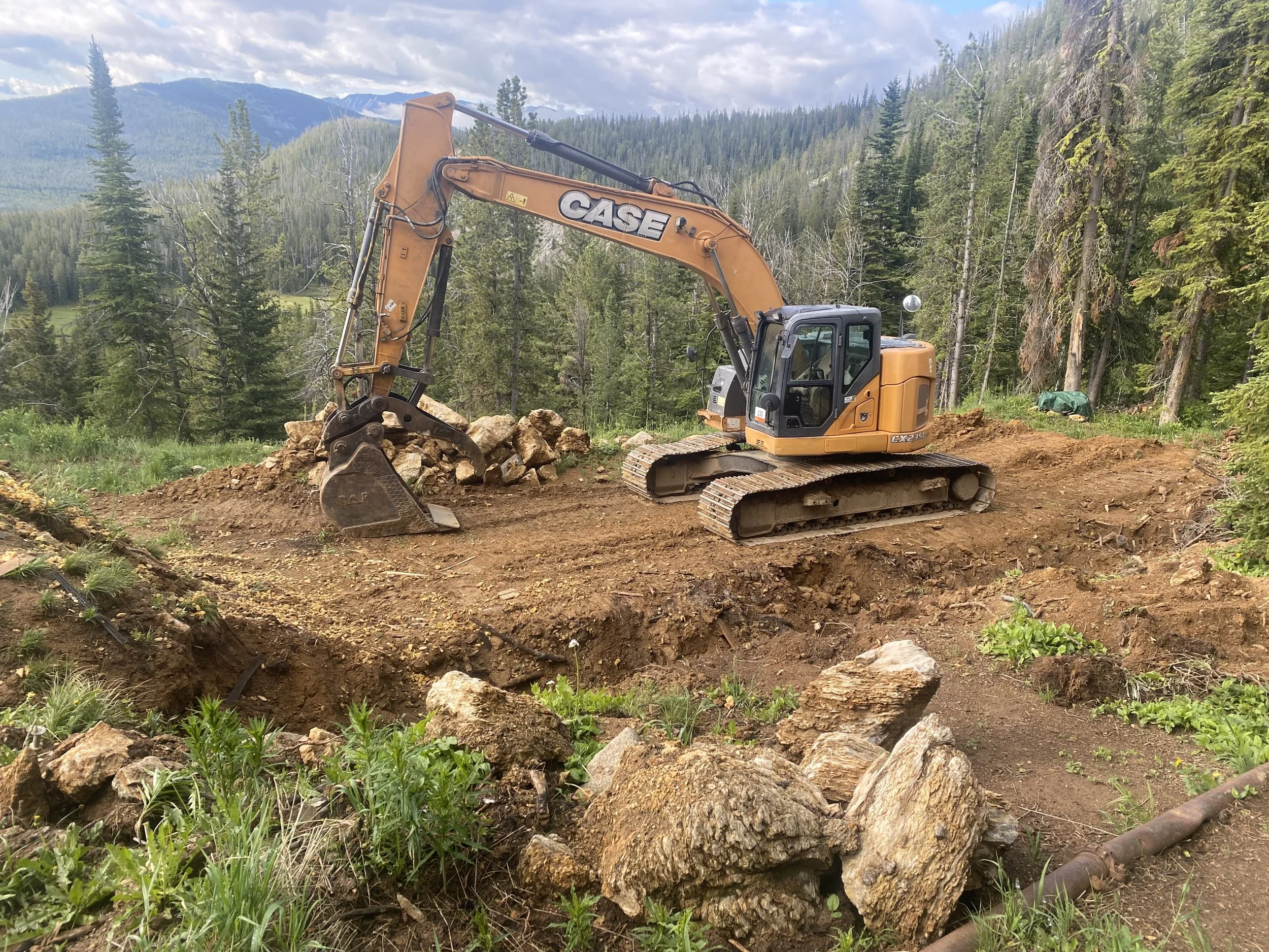 Restaurant building pad excavation — Elev8150
