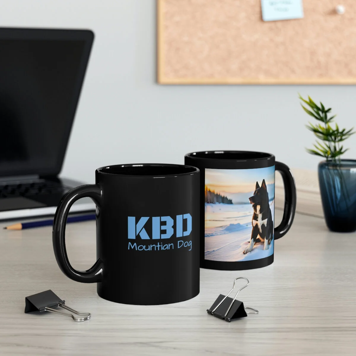 Introducing the Karelian Bear Dog Black Coffee Mug, designed especially for passionate Karelian Bear Dog enthusiasts.