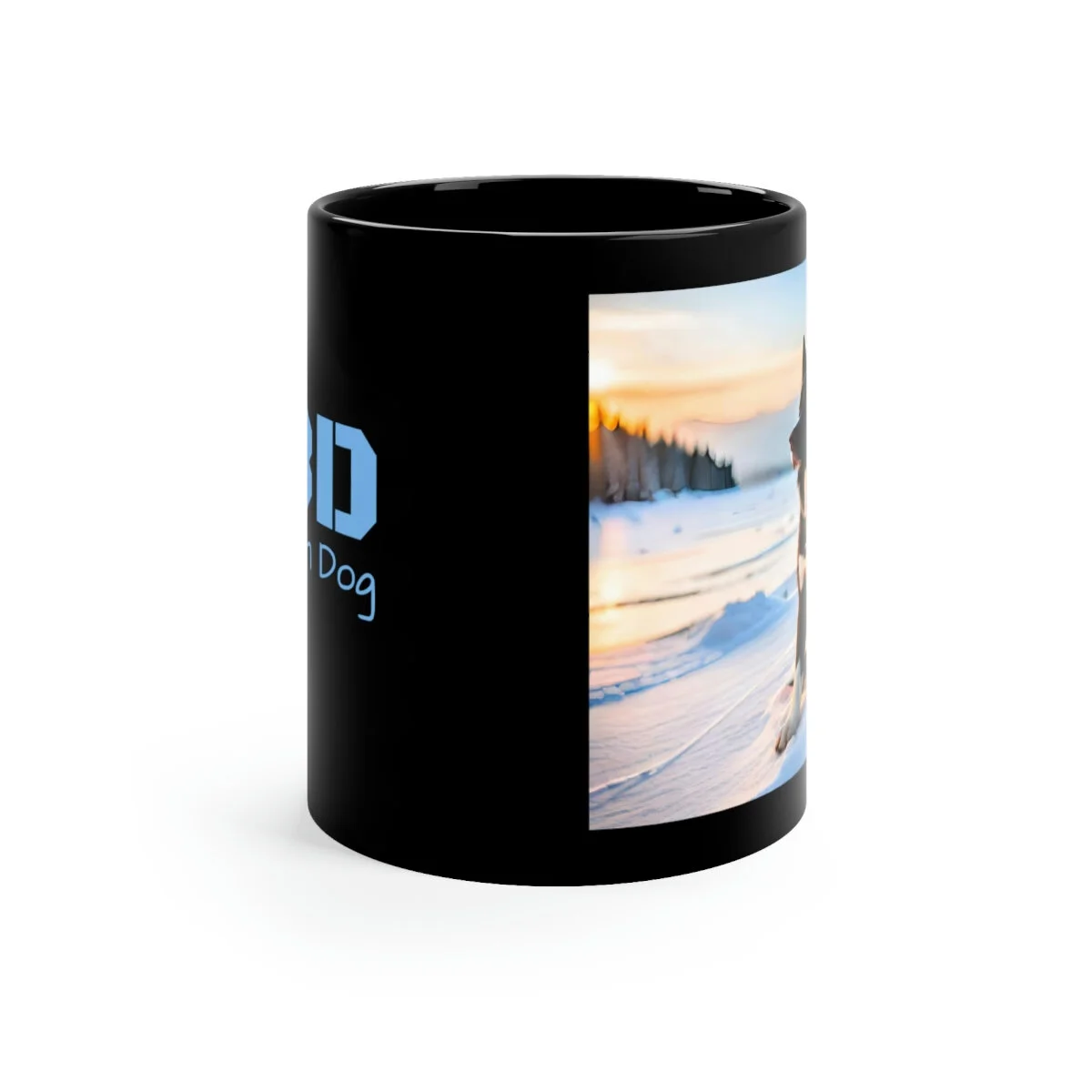 Introducing the Karelian Bear Dog Black Coffee Mug, designed especially for passionate Karelian Bear Dog enthusiasts.