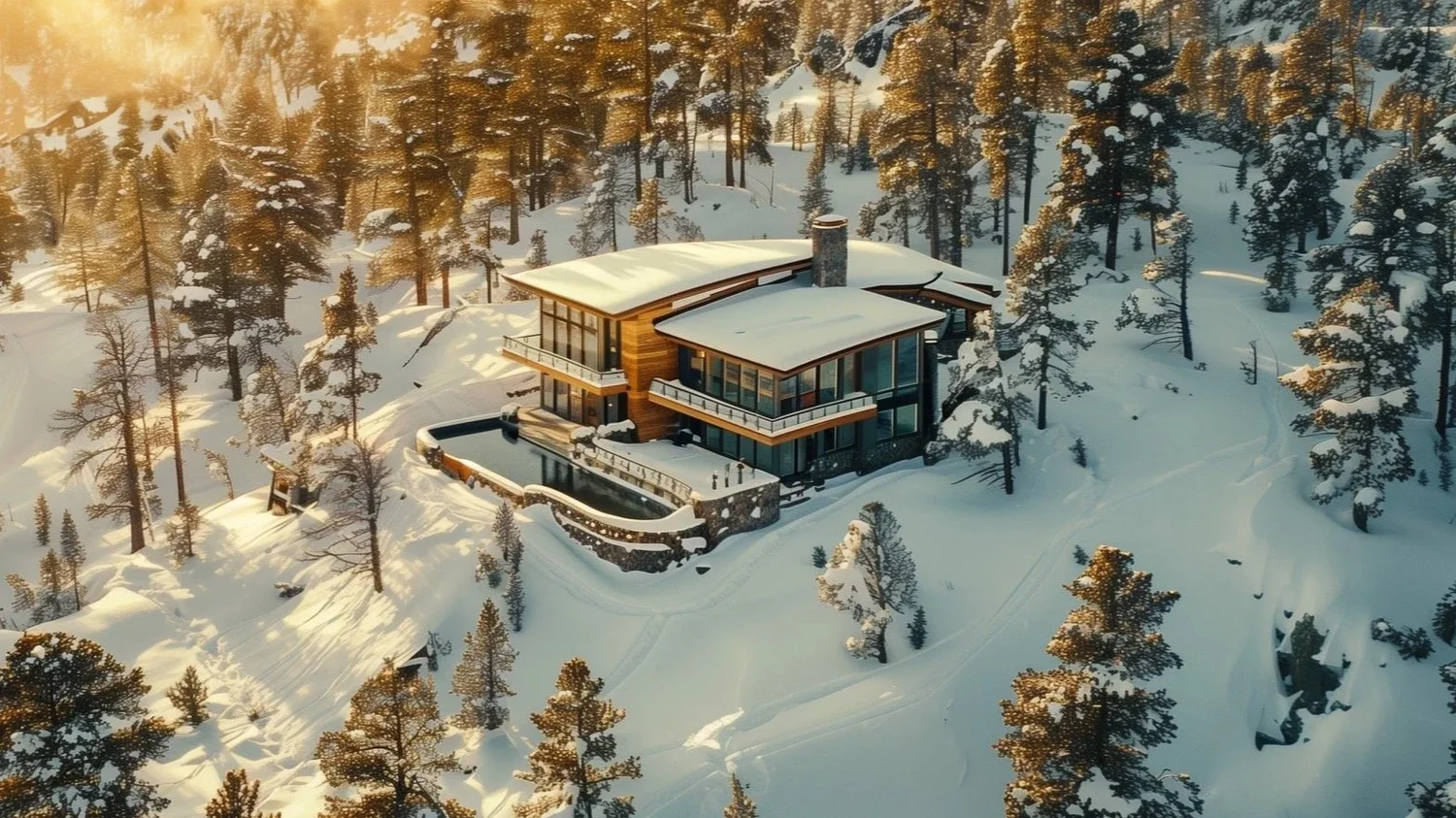 Lodge Exterior Rendering