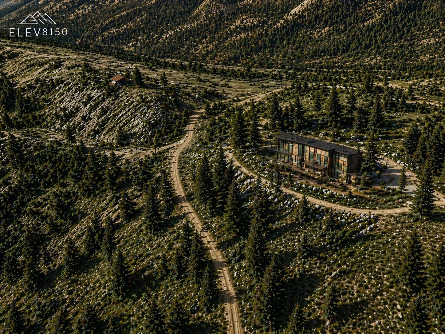 Aerial View of the Elev8150 Property
