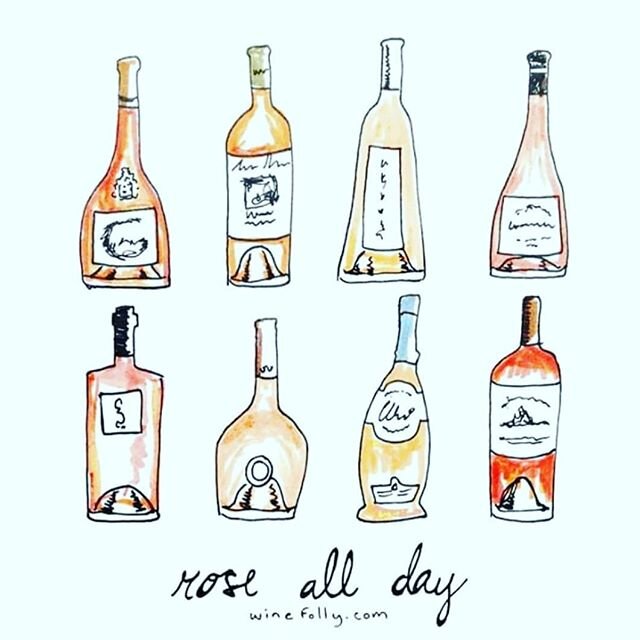 So looking forward to dipping into the Ros&eacute;s I've been collecting.  One of my favorite wines! #winetasting #tastebudswines #winelearning #winefolly #wineclub #winewinewine #bcwine