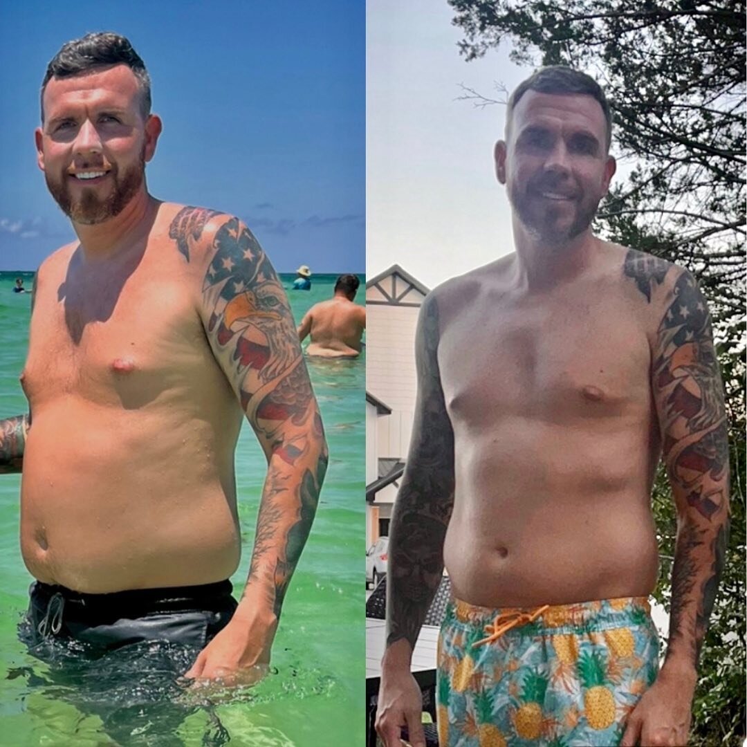 ✨ Client Spotlight ✨

Shaun has been working with us for just over a year now &amp; has absolutely crushed it!

From body comp changes to strength gains to crushing home runs in his rec softball league - he&rsquo;s evolved into a whole new human.

He