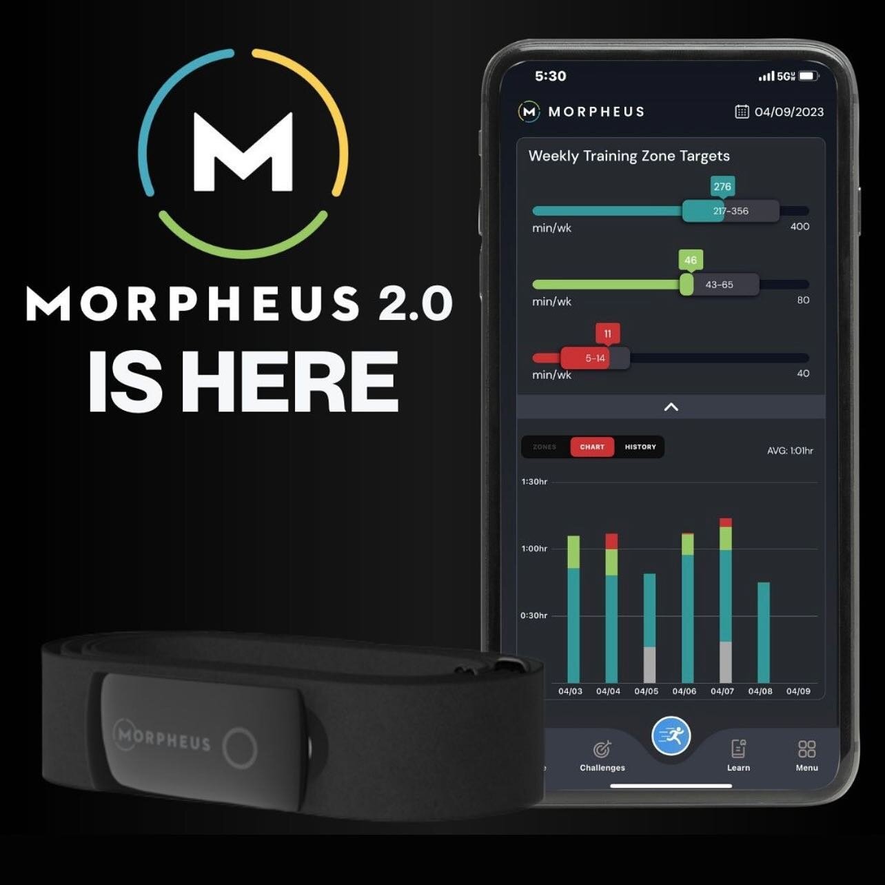 GET READY!! @trainwithmorpheus is officially LIVE at @evexiakc starting 11/20/23!! 

✅ Get in YOUR Zone. Every Day.
✅ Hit Your Weekly Training Targets
✅ Build Cardio with Zone-Based Intervals
✅ Track Your HRV. Optimize Your Recovery

Morpheus revolut