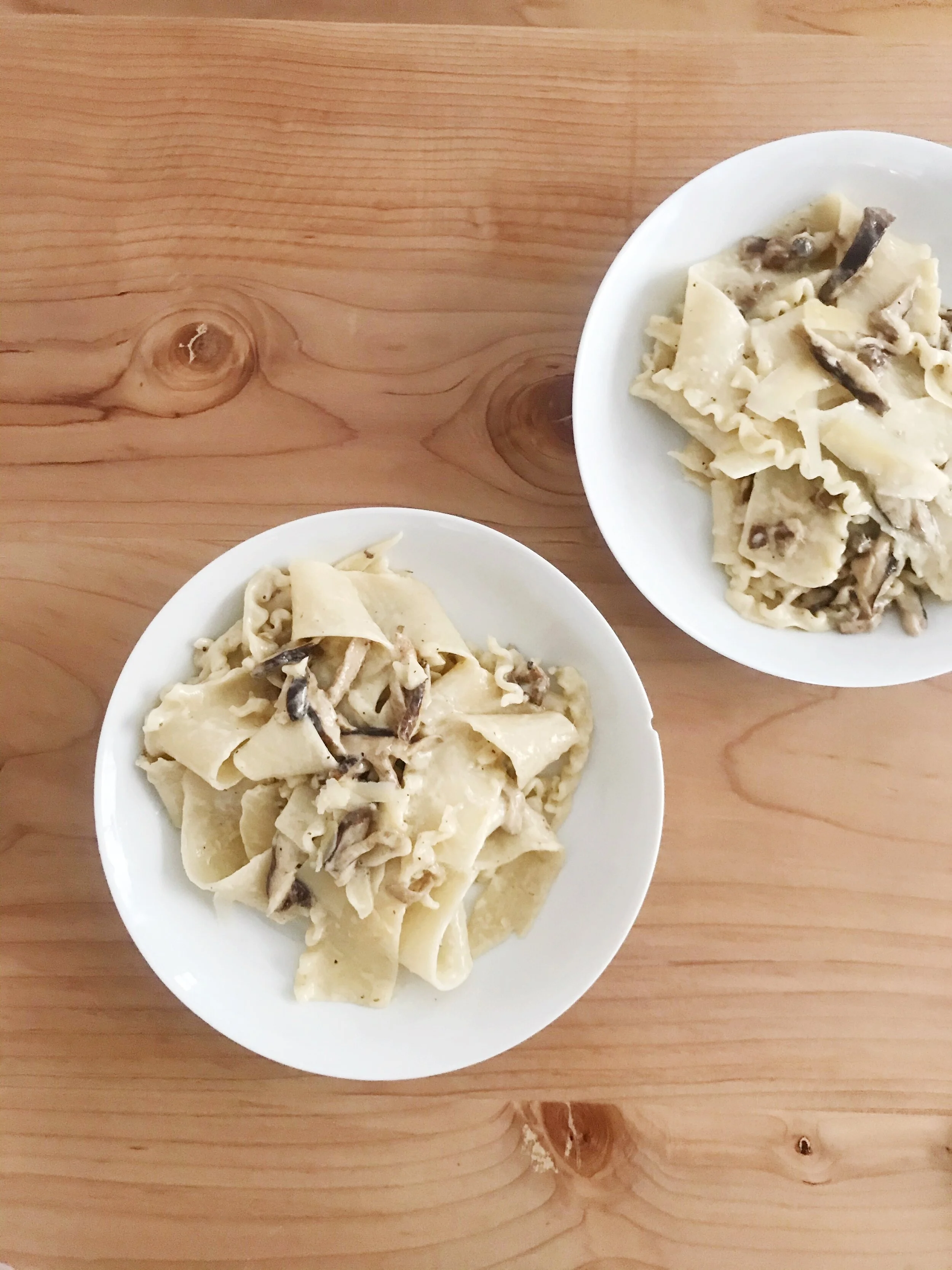Truffle Fettucine with Wild Mushrooms