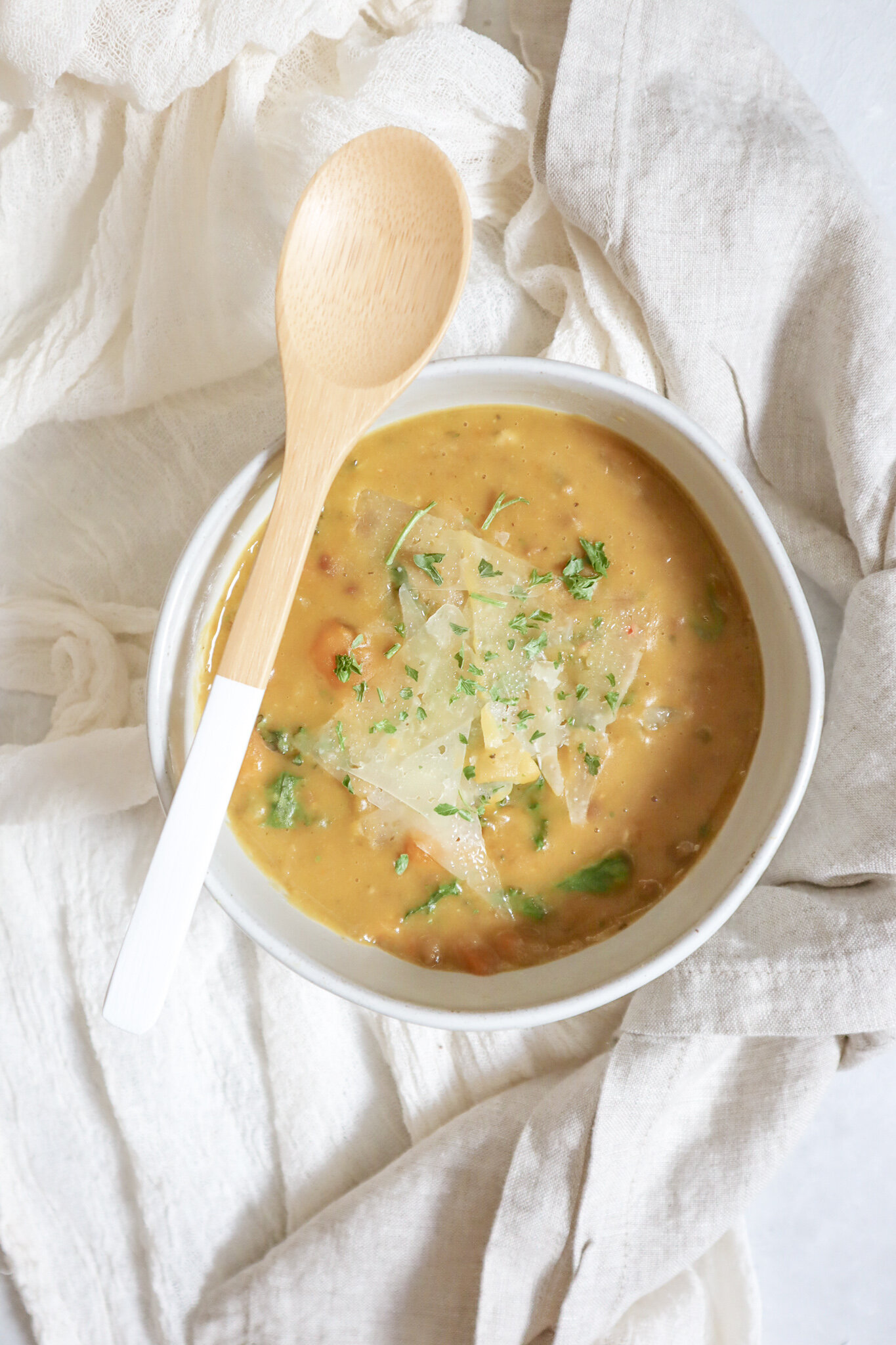 Fall Lentil Veggie Instant Pot Soup