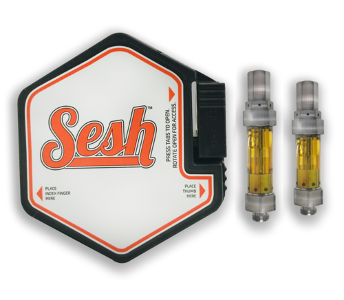 Sesh Cannabis Brand Colorado cartridges 500mg 1000mg full gram