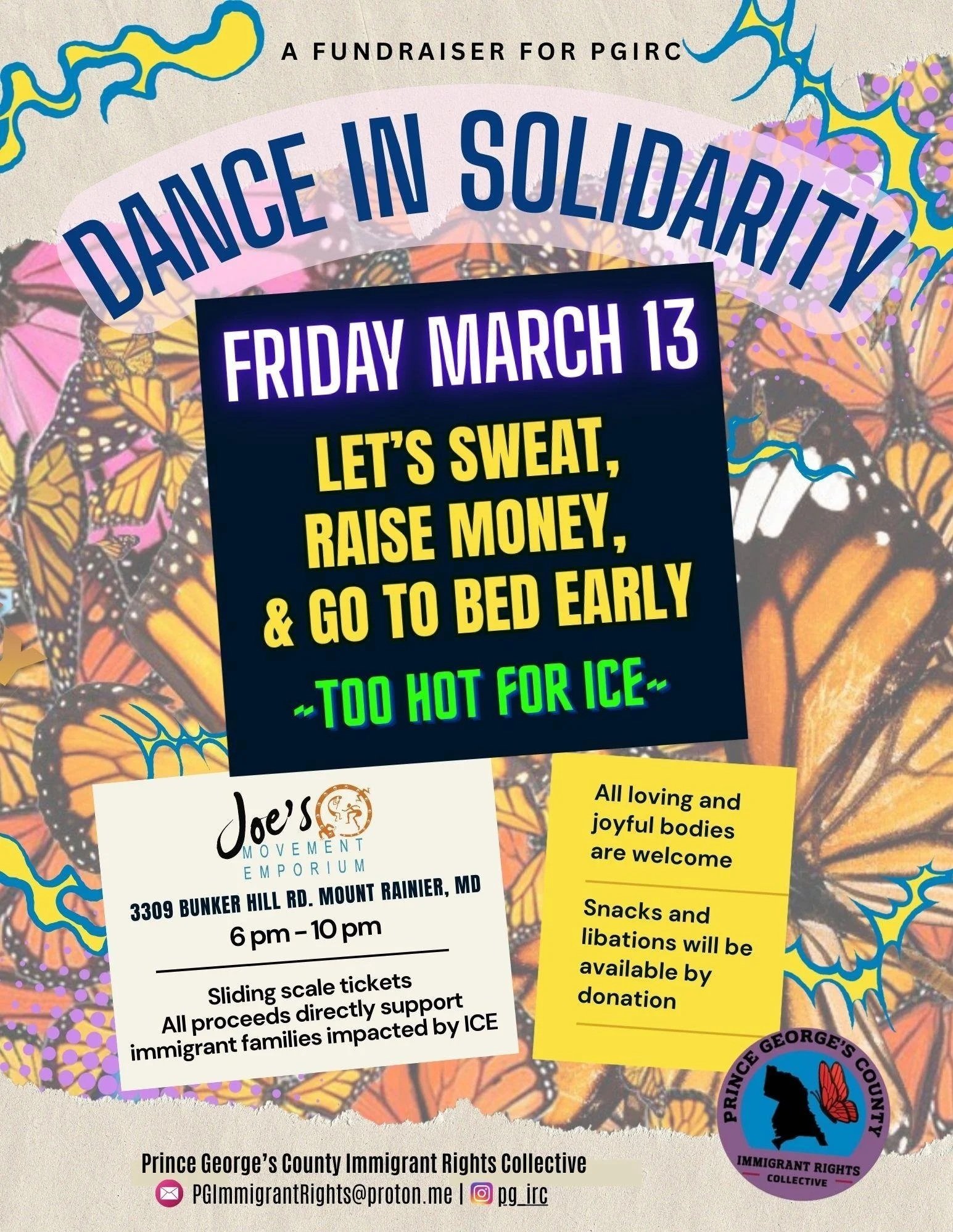 Dance in Solidarity: A Fundraiser for PGIRC