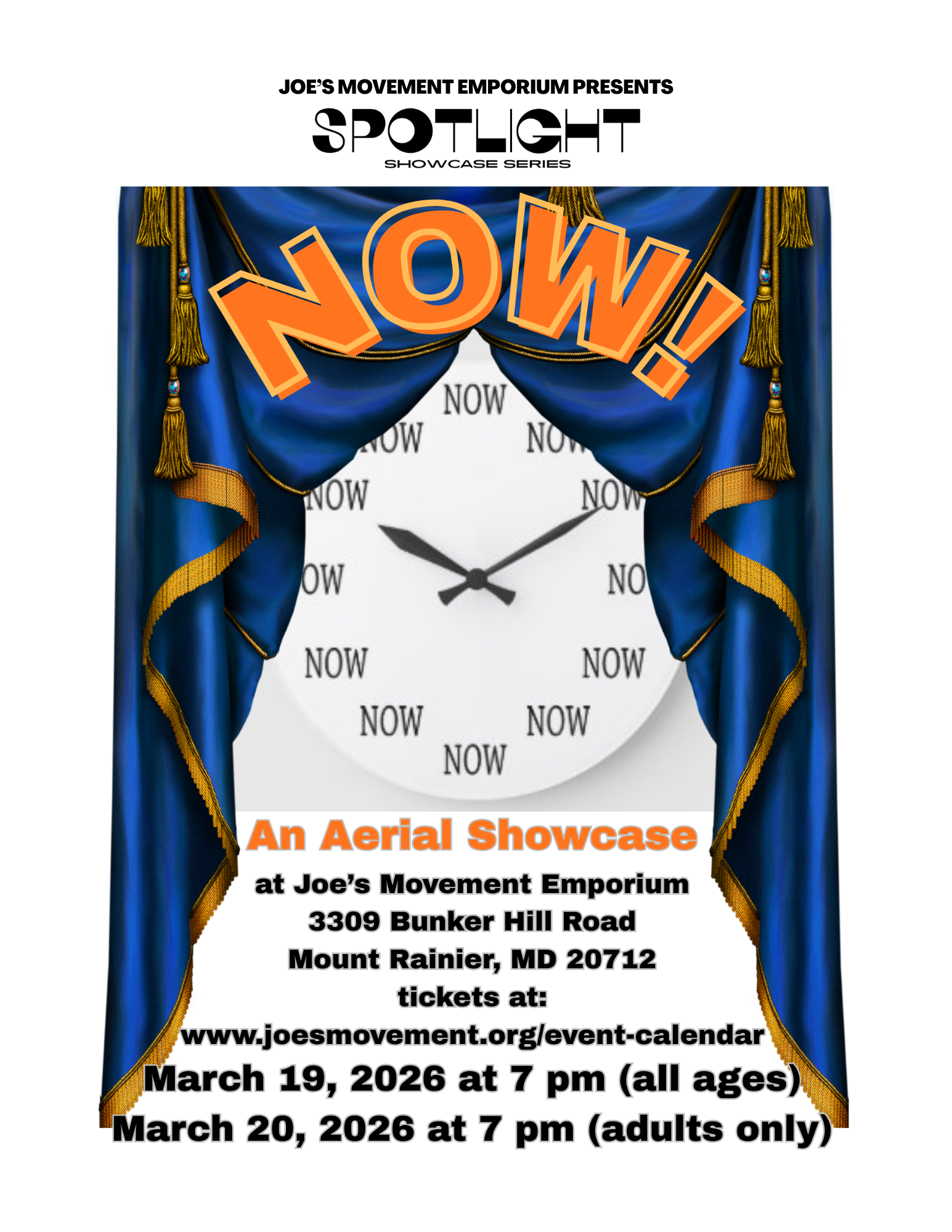 Spotlight Series Presents: NOW! Aerial Showcase