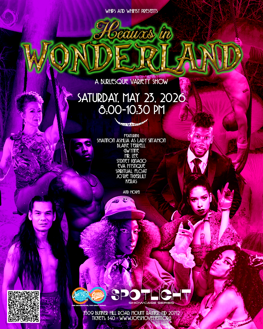 Spotlight Series Presents: Heauxs in Wonderland, A Burlesque Variety Show