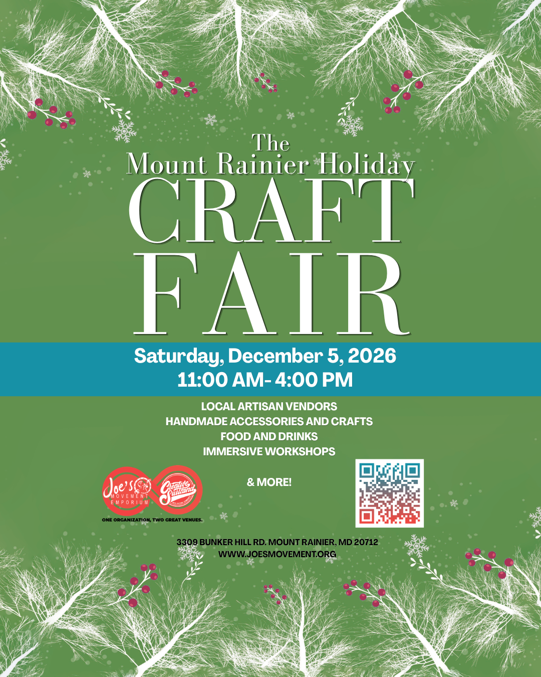 The Mount Rainier Holiday Craft Fair