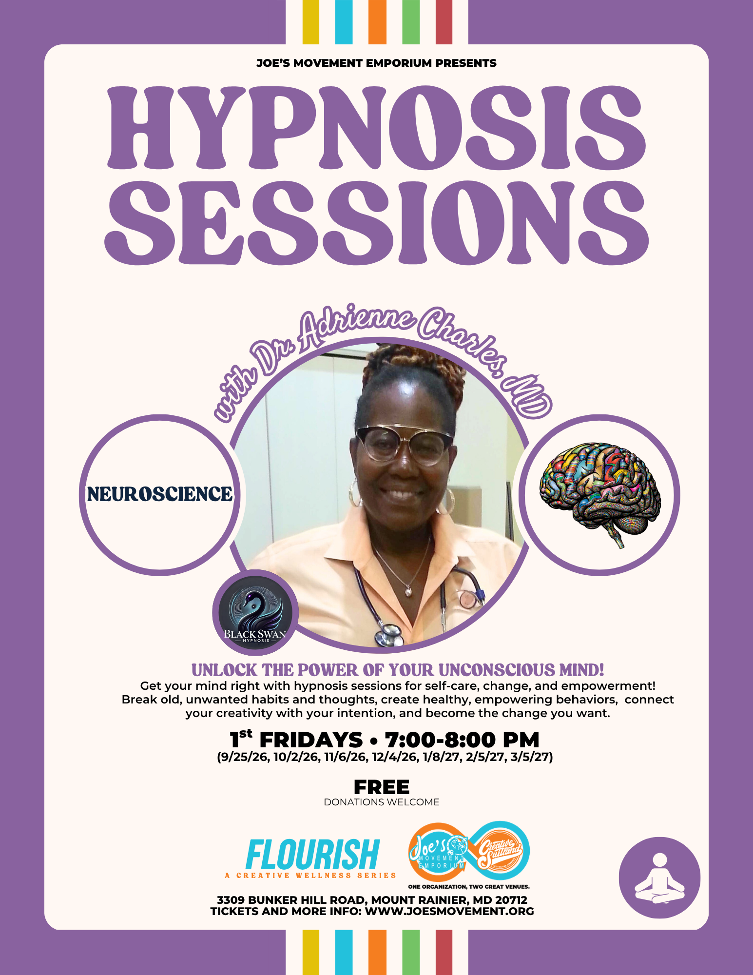 Hypnosis w/ Dr. Adrienne Charles, M.D.