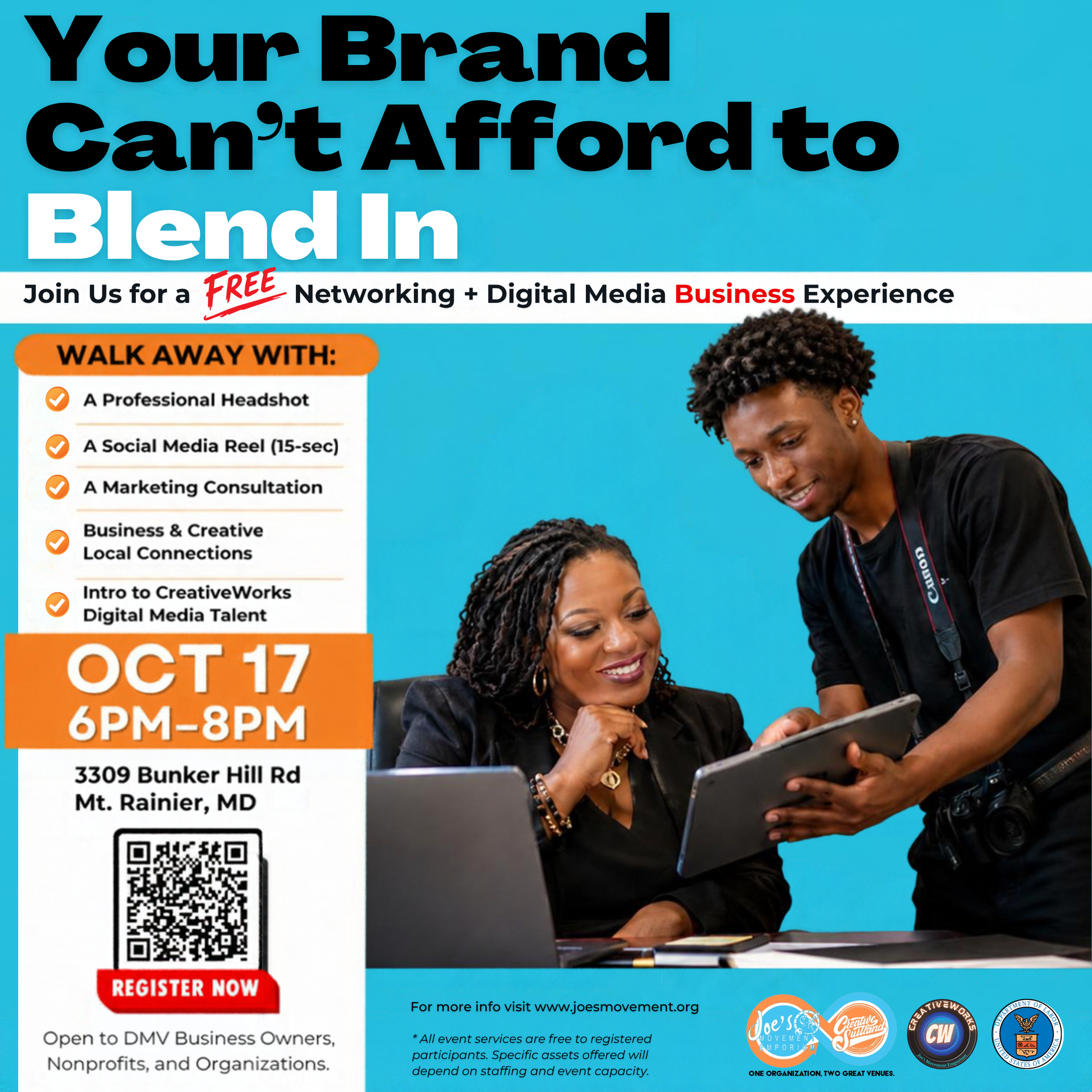 FREE Networking + Digital Media Business Experience 