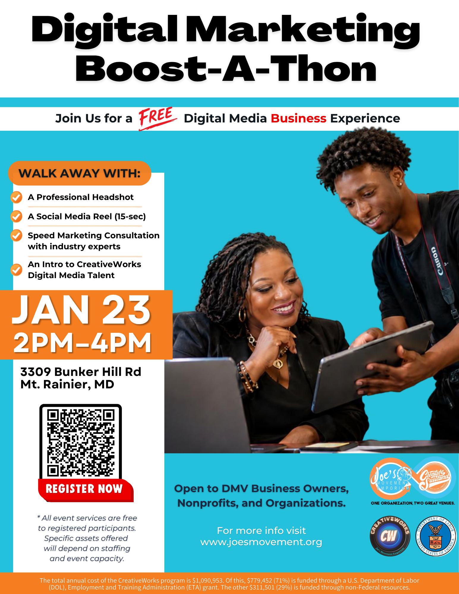 FREE Networking + Digital Marketing Business Experience