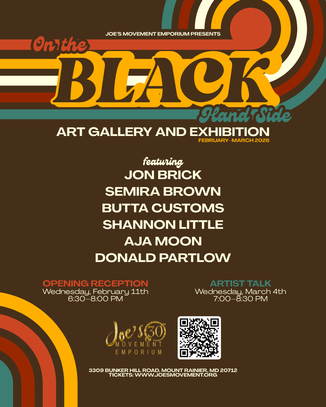 Art Exhibition Opening Reception: On The Black Hand Side