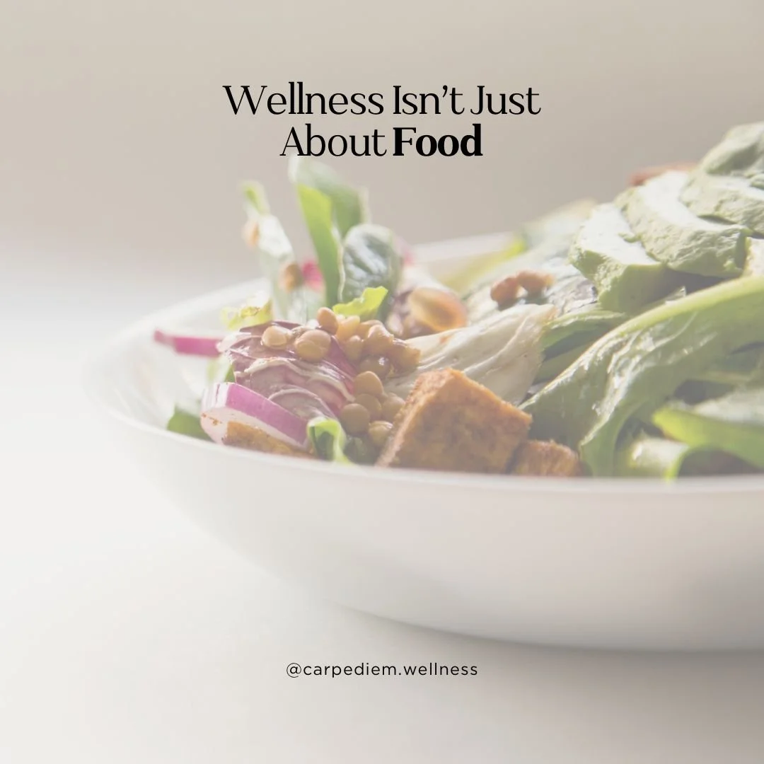 Wellness isn&rsquo;t just about what you eat.

True healing happens when you support the entire system:

Body 🧠
Mind 💭
Energy ✨
Emotions ❤️

At Carpe Diem Wellness we focus on:

&bull; Nervous system balance
&bull; Nutrition and detox support
&bull